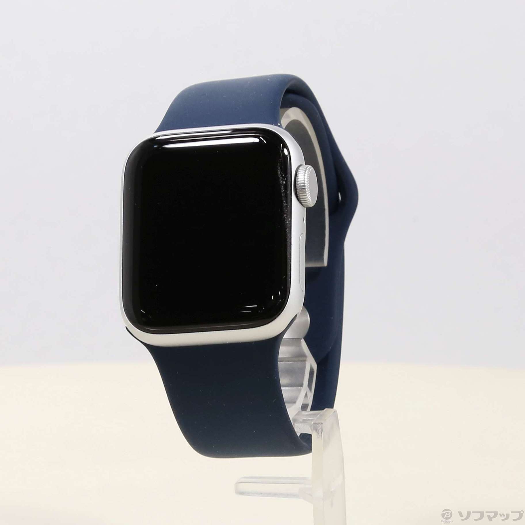Apple Watch SE 第1世代 GPS 40mm シルバーアルミニウムケース アビスブルースポーツバンド