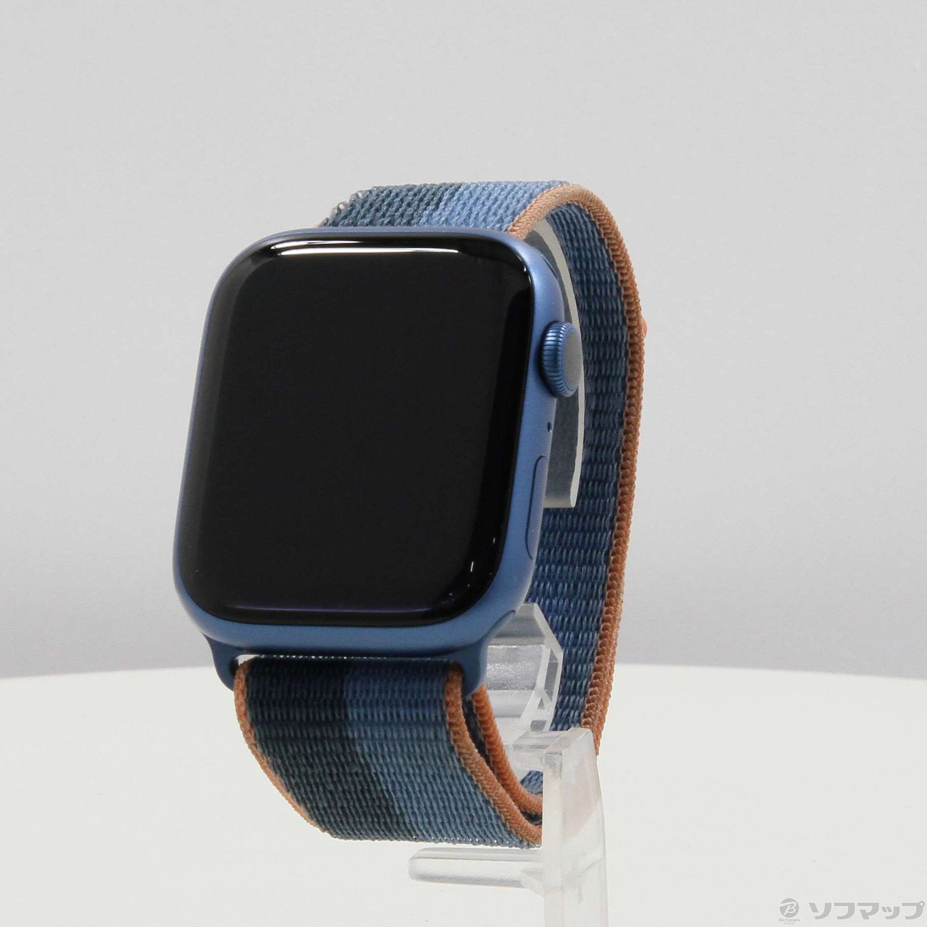 セール対象品 Apple Watch Series 7 GPS 45mm ブルーアルミニウムケース ブルージェイ／アビスブルースポーツループ