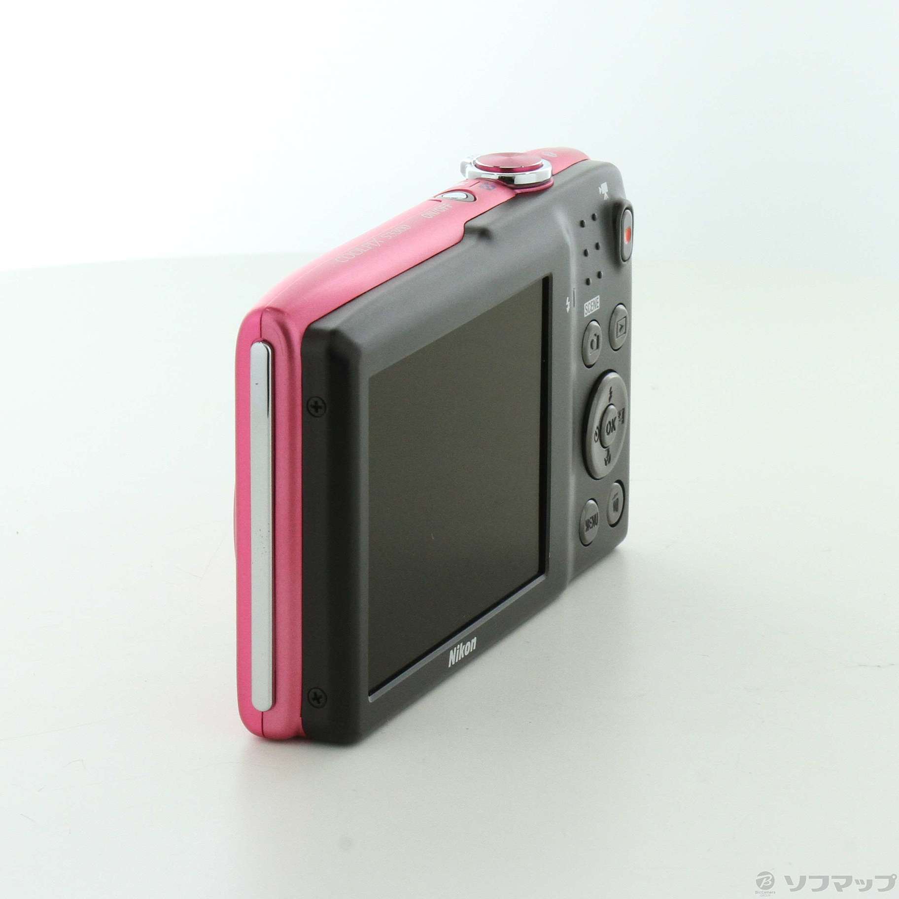 中古】COOLPIX S3300 PK (1600万画素／6倍／ストロベリーピンク 