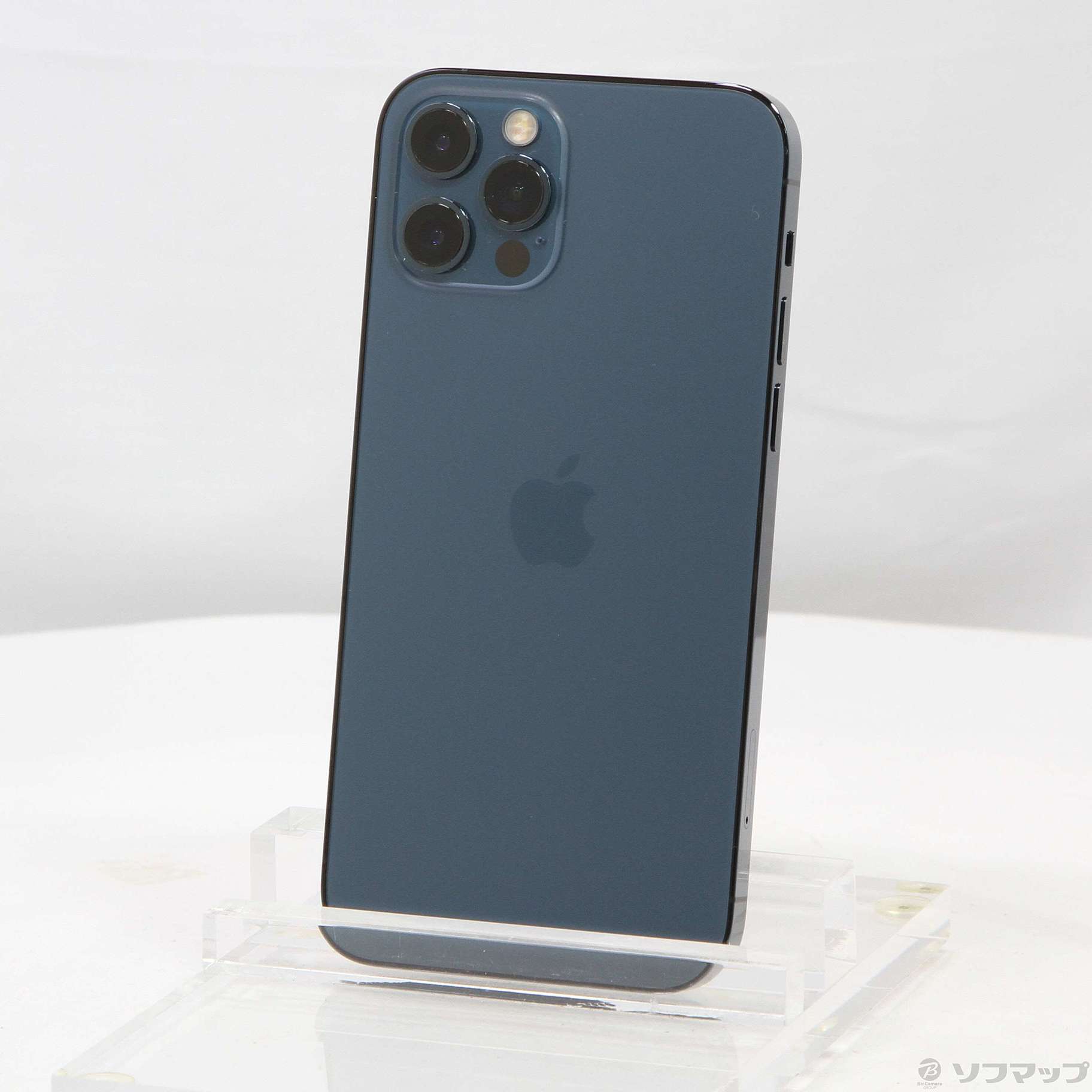 (中古)Apple iPhone12 Pro 128GB パシフィックブルー MGM83J/A SIMフリー(344-ud)