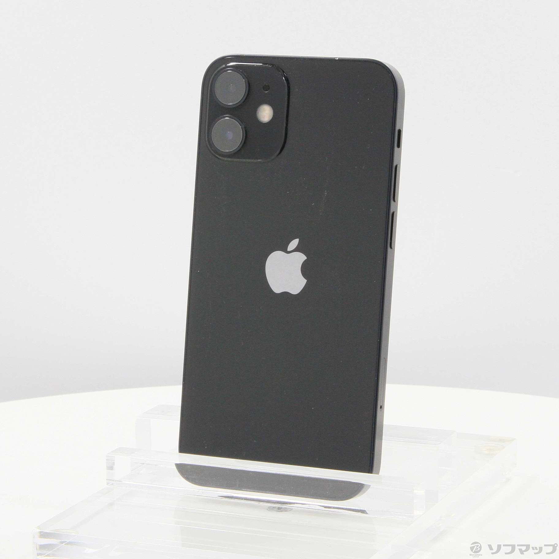 中古】iPhone12 mini 64GB ブラック MGA03J／A SIMフリー