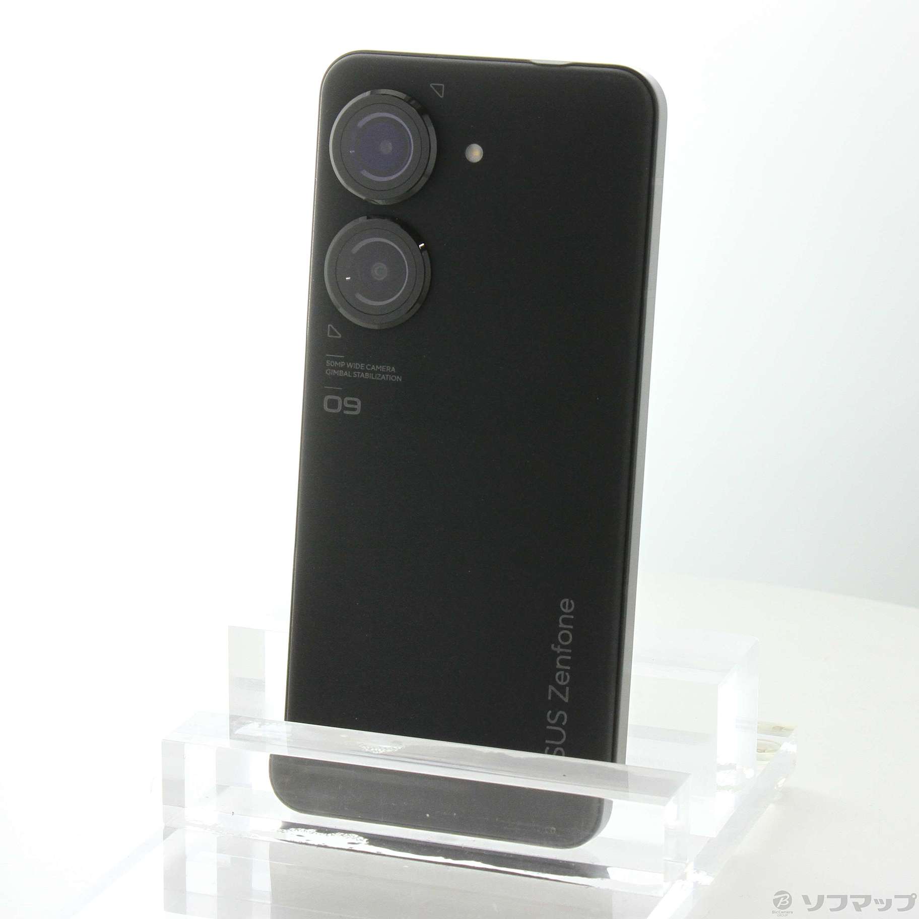 中古】Zenfone 9 128GB ミッドナイトブラック ZF9-BK8S128 SIMフリー