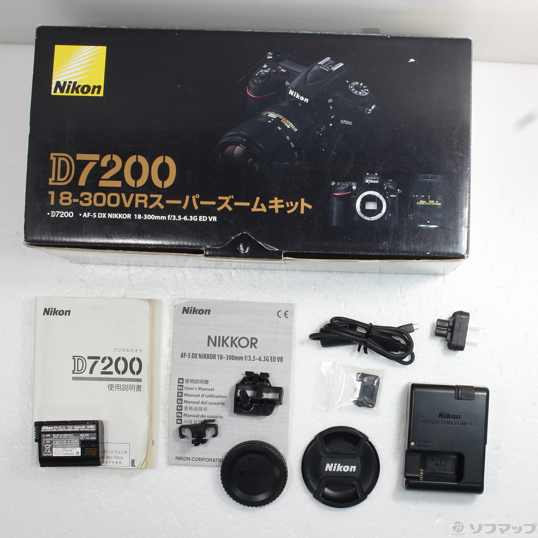 中古】Nikon D7200 18-300 VR スーパーズームキット (2416万画素／SDXC