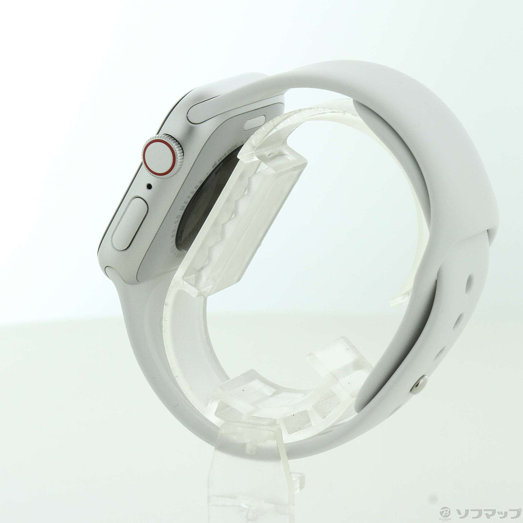 〔展示品〕 Apple Watch SE 第2世代 GPS + Cellular 40mm シルバーアルミニウムケース ホワイトスポーツバンド