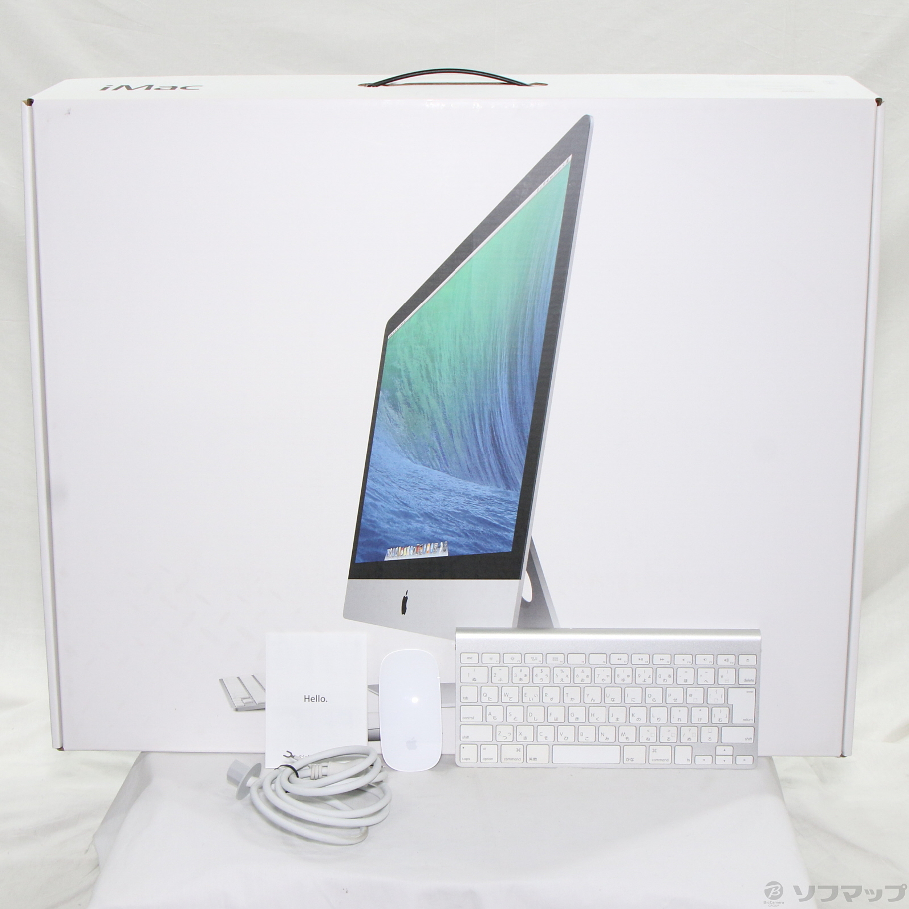 中古】iMac 27-inch Late 2013 ME089J／A Core_i5 3.4GHz 32GB HDD1TB