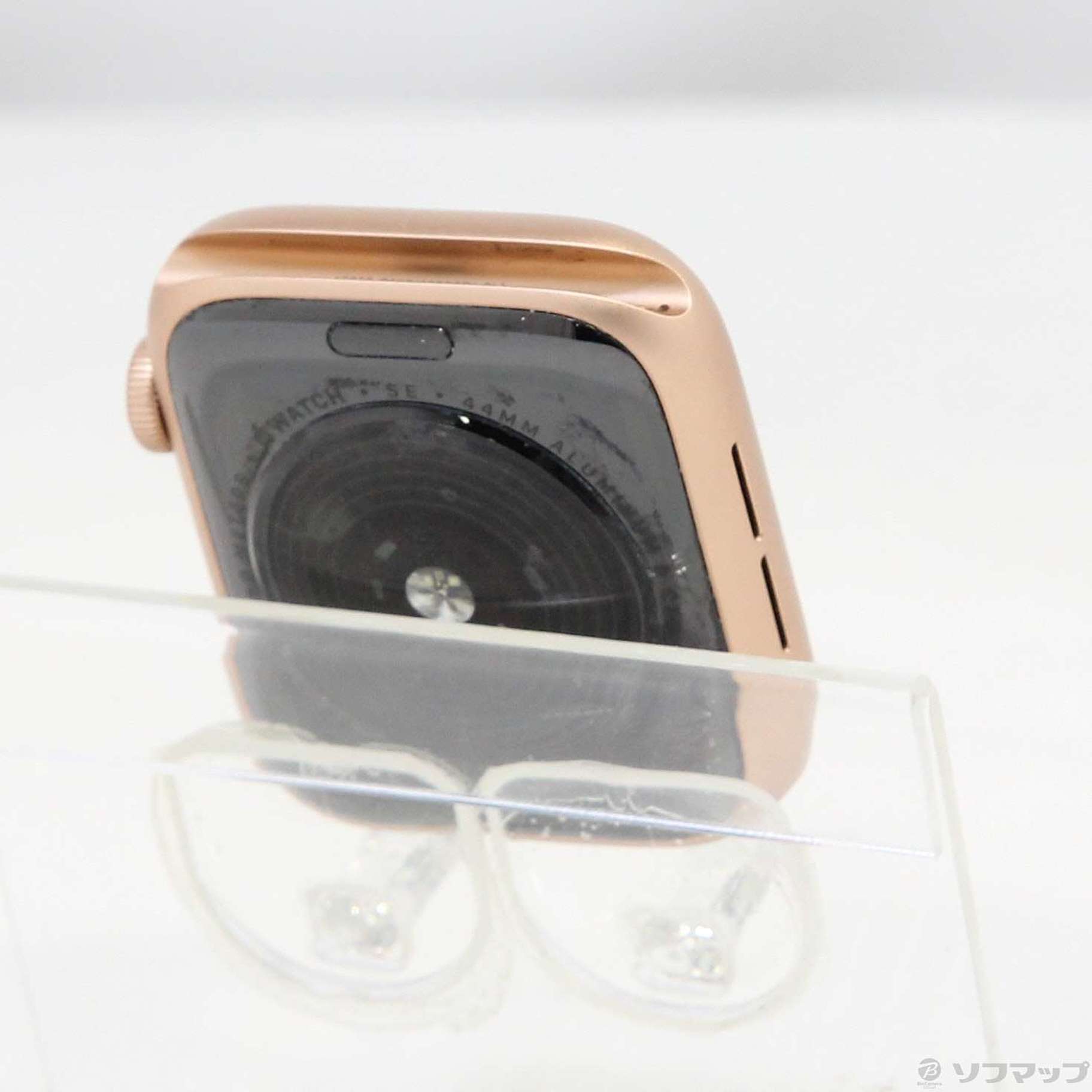 中古】Apple Watch SE 第1世代 GPS 44mm ゴールドアルミニウムケース 