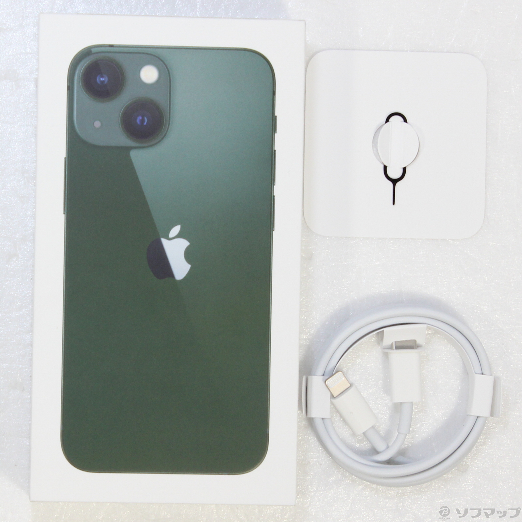 中古】iPhone13 mini 128GB グリーン MNFC3J／A SIMフリー 