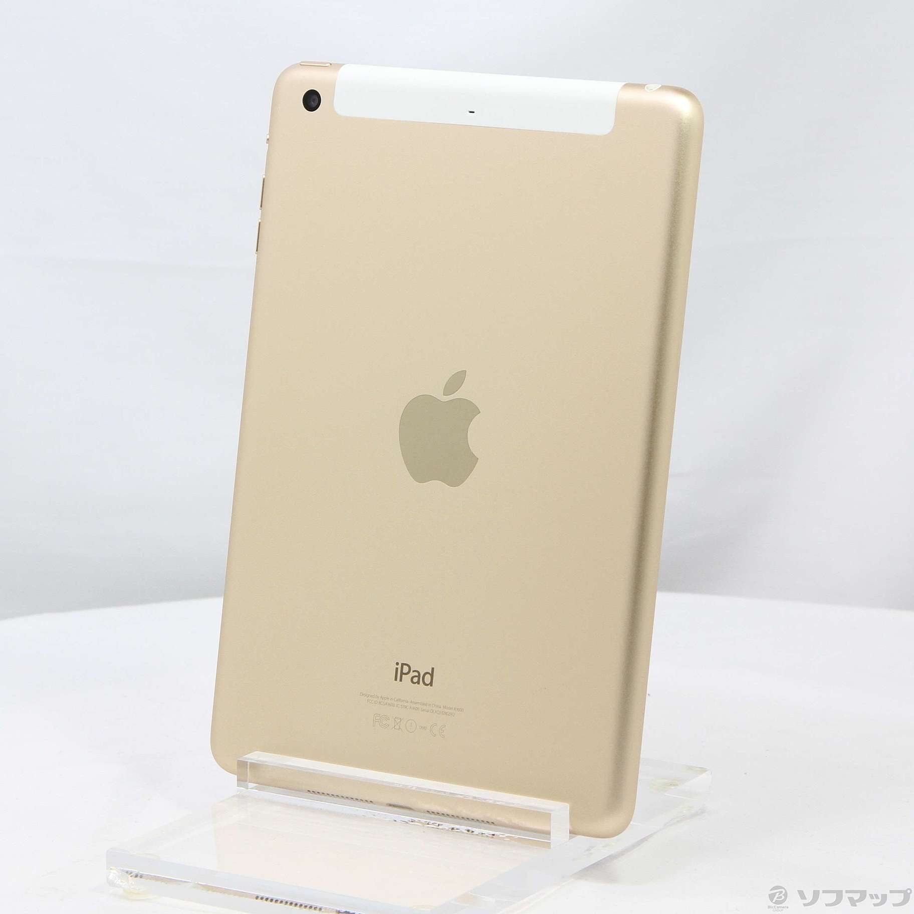 中古】iPad mini 3 16GB ゴールド MGYR2J／A au [2133044781692