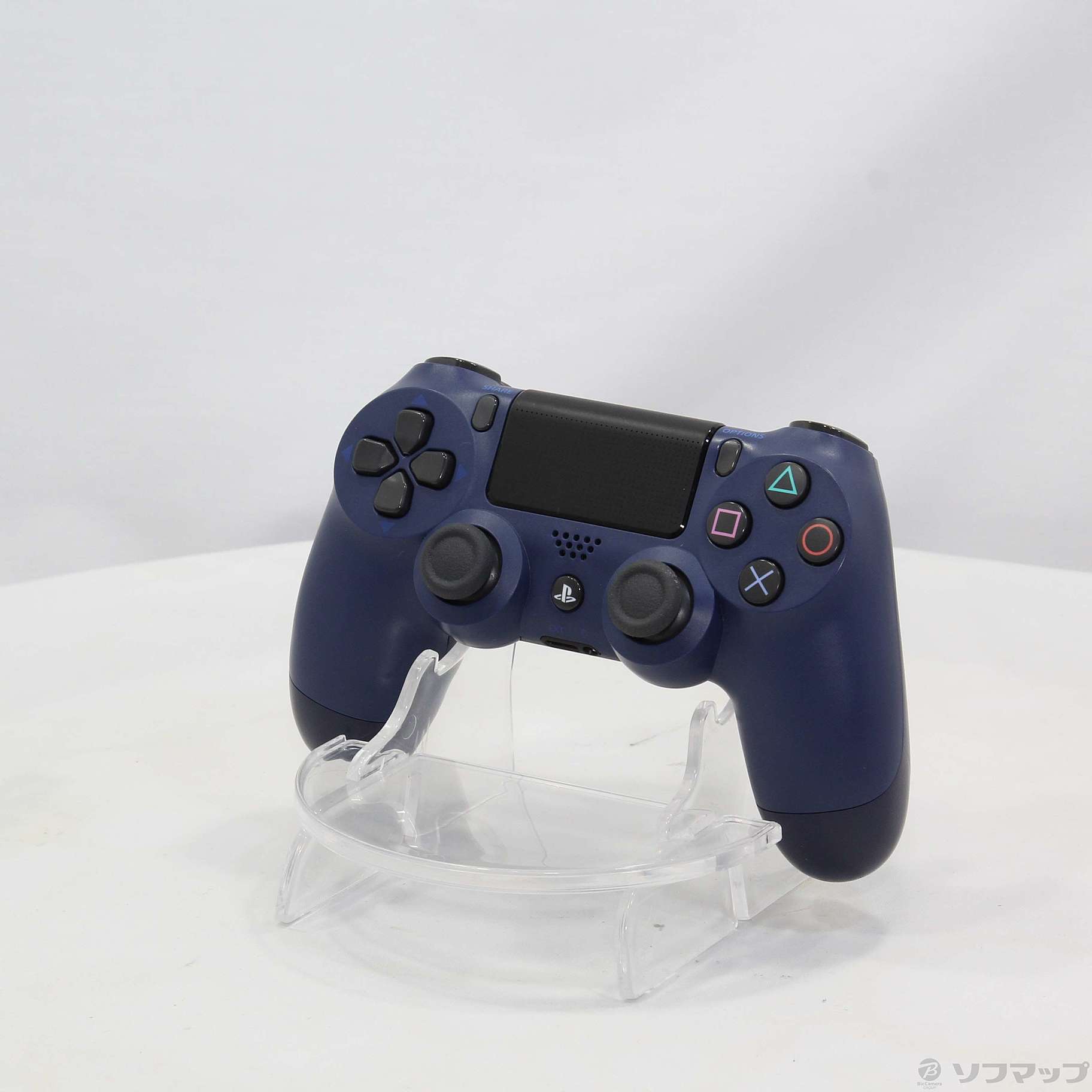 中古】ワイヤレスコントローラー DUALSHOCK4 ミッドナイト・ブルー ...