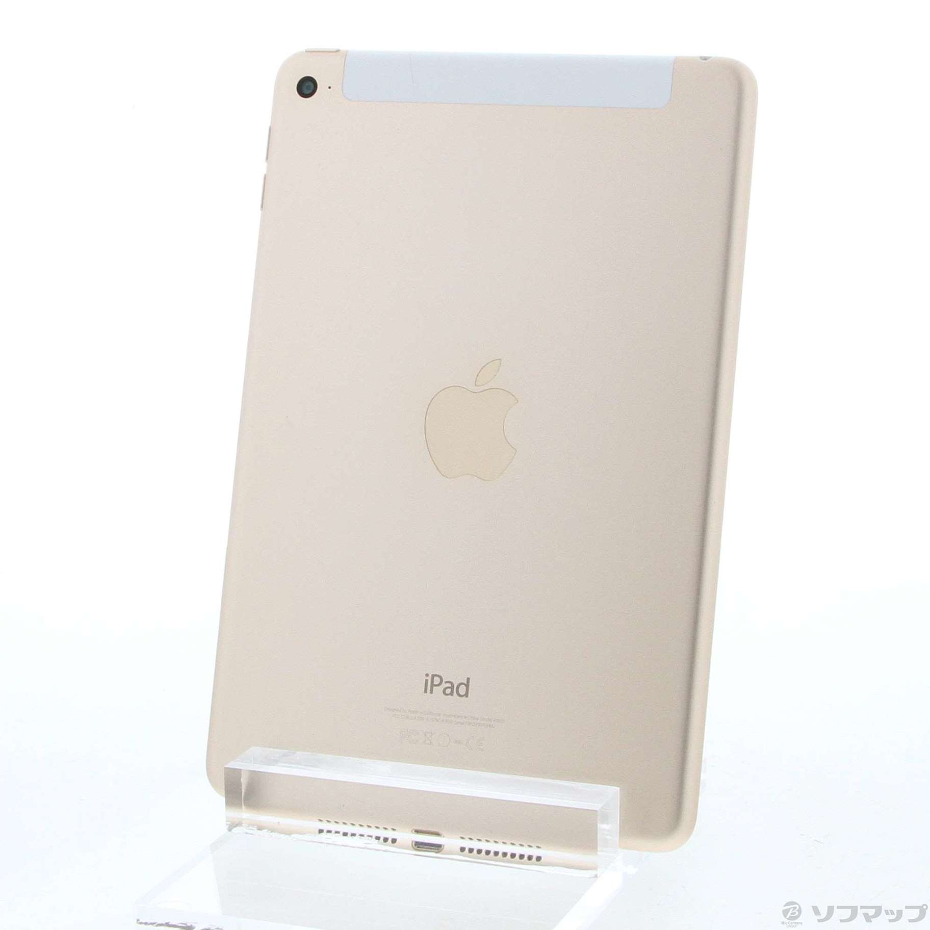 中古】iPad mini 4 16GB ゴールド MK712J／A auロック解除SIMフリー