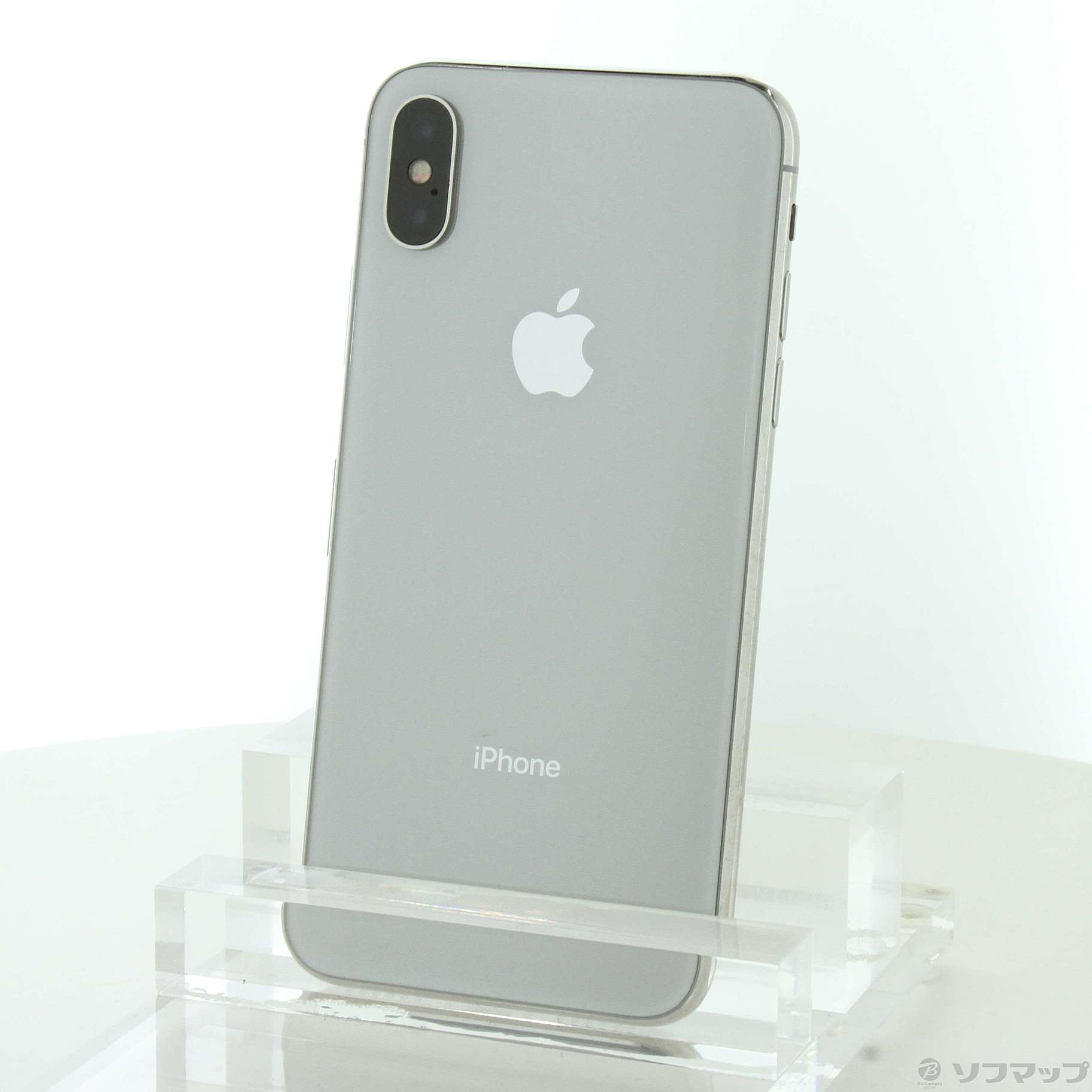 (中古)Apple iPhoneX 64GB シルバー MQAY2J/A SIMフリー(295-ud)