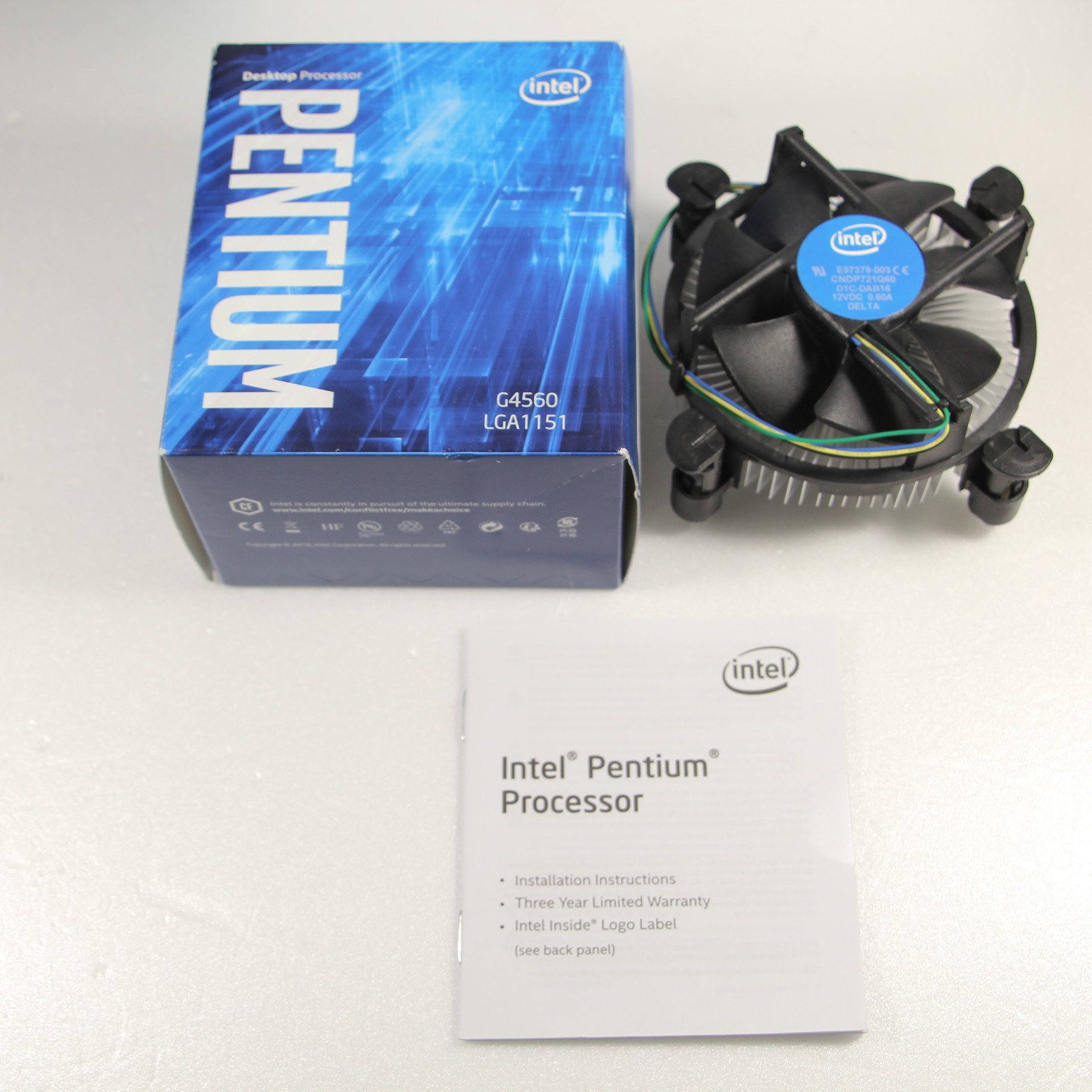 インテル Pentium G4560 3.5GHz  2コア/4スレッド