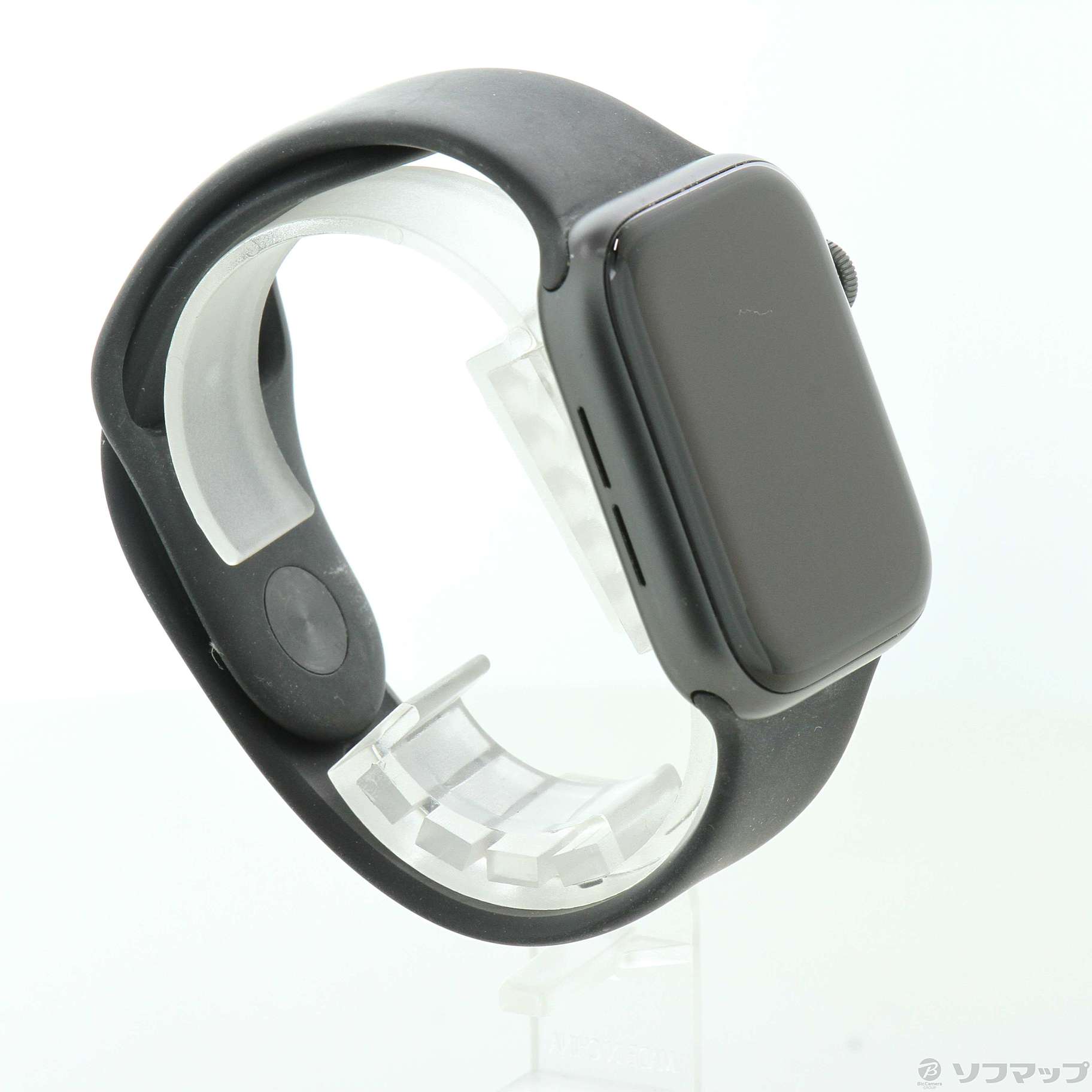 Apple Watch Series 4 GPS 44mm スペースグレイアルミニウムケース ブラックスポーツバンド