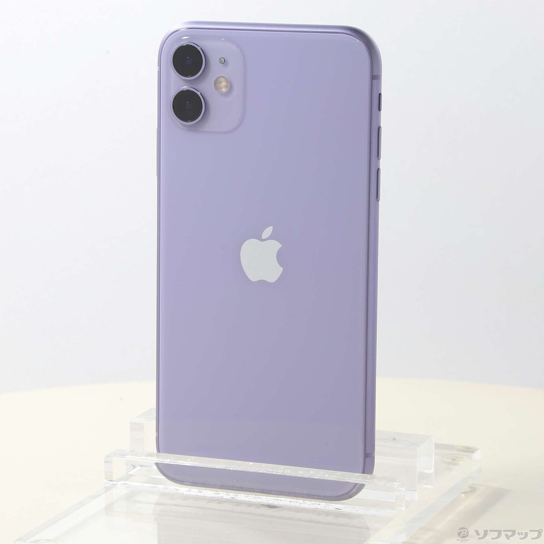 中古】iPhone11 64GB パープル MWLX2J／A SIMフリー