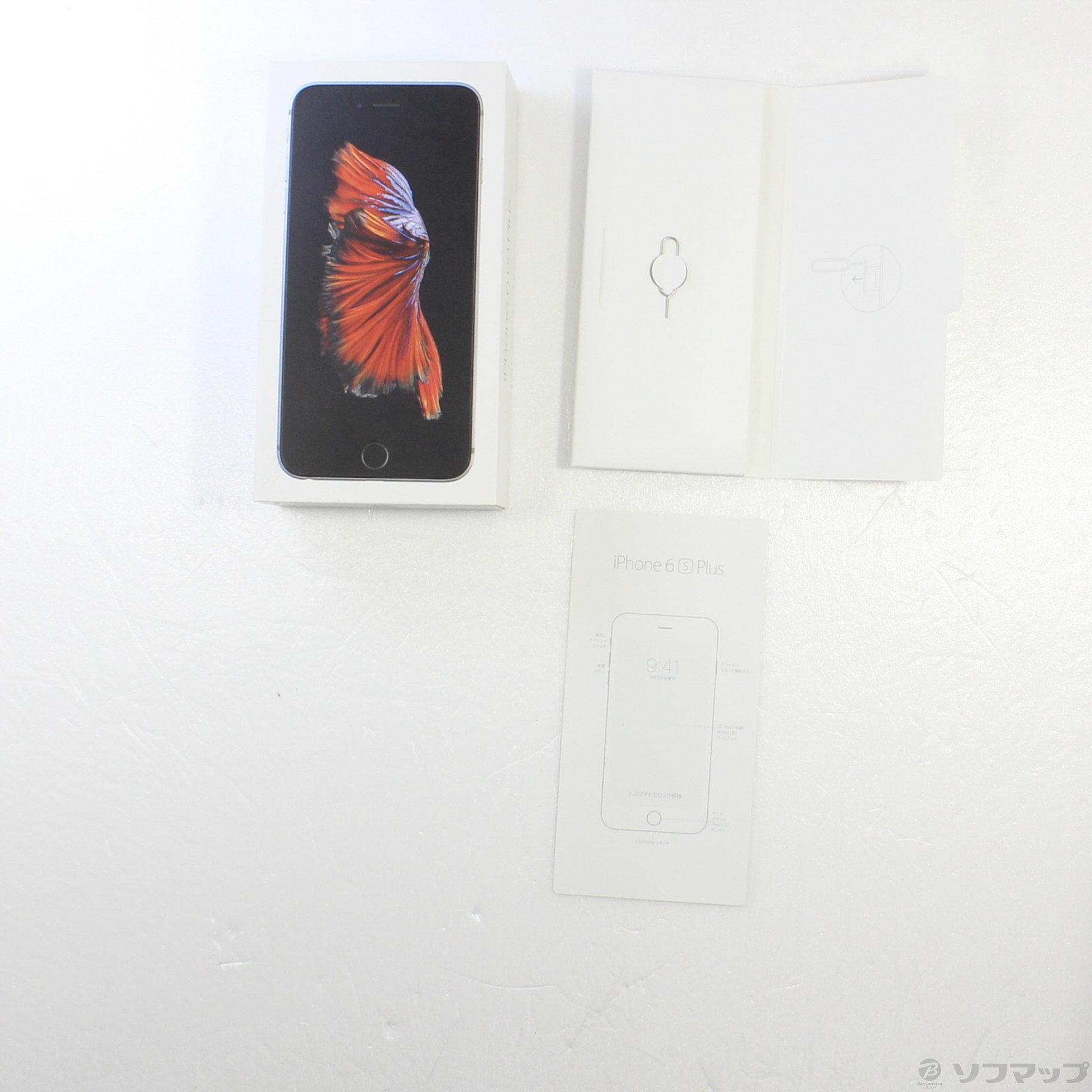 中古】iPhone6s Plus 64GB スペースグレイ MKU62J／A SIMフリー