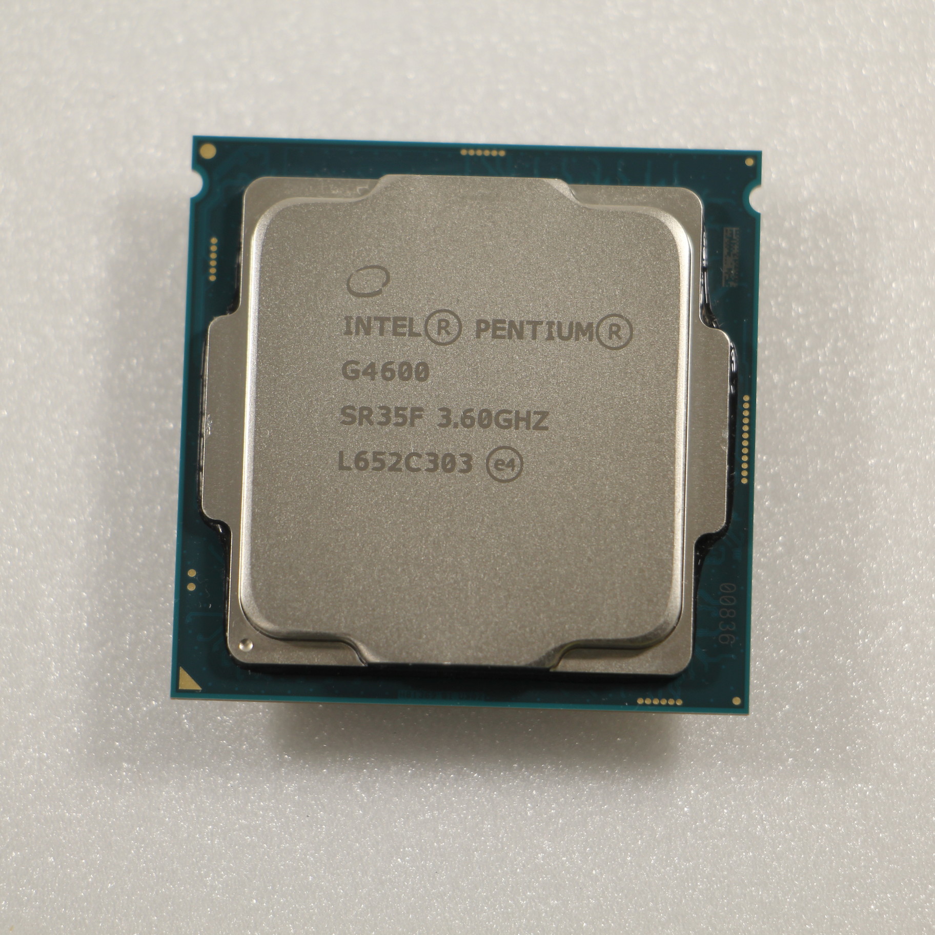 Pentium Dual-Core G4600 〔3.6GHz／LGA 1151〕