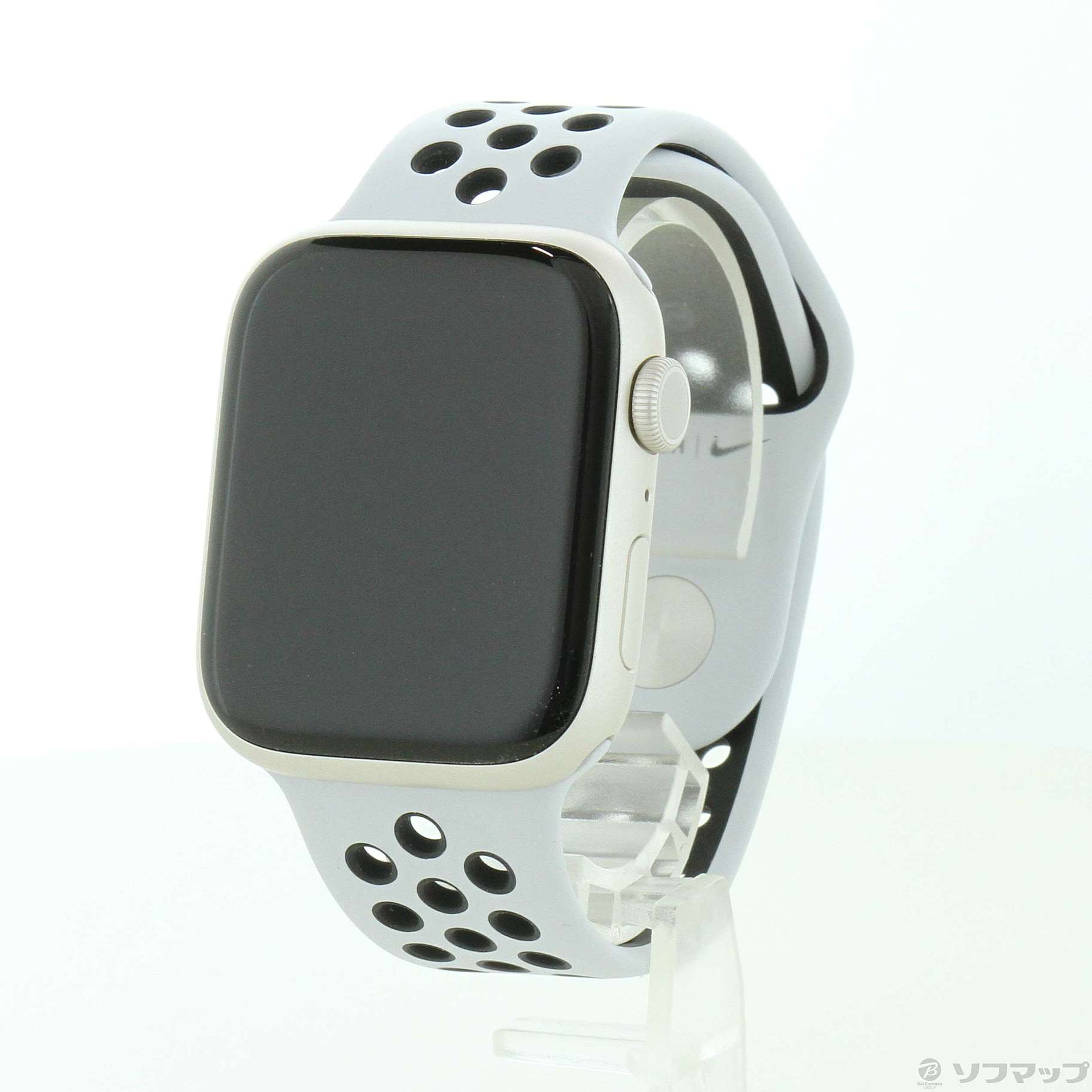 中古】Apple Watch Series 7 Nike GPS 45mm スターライトアルミニウム