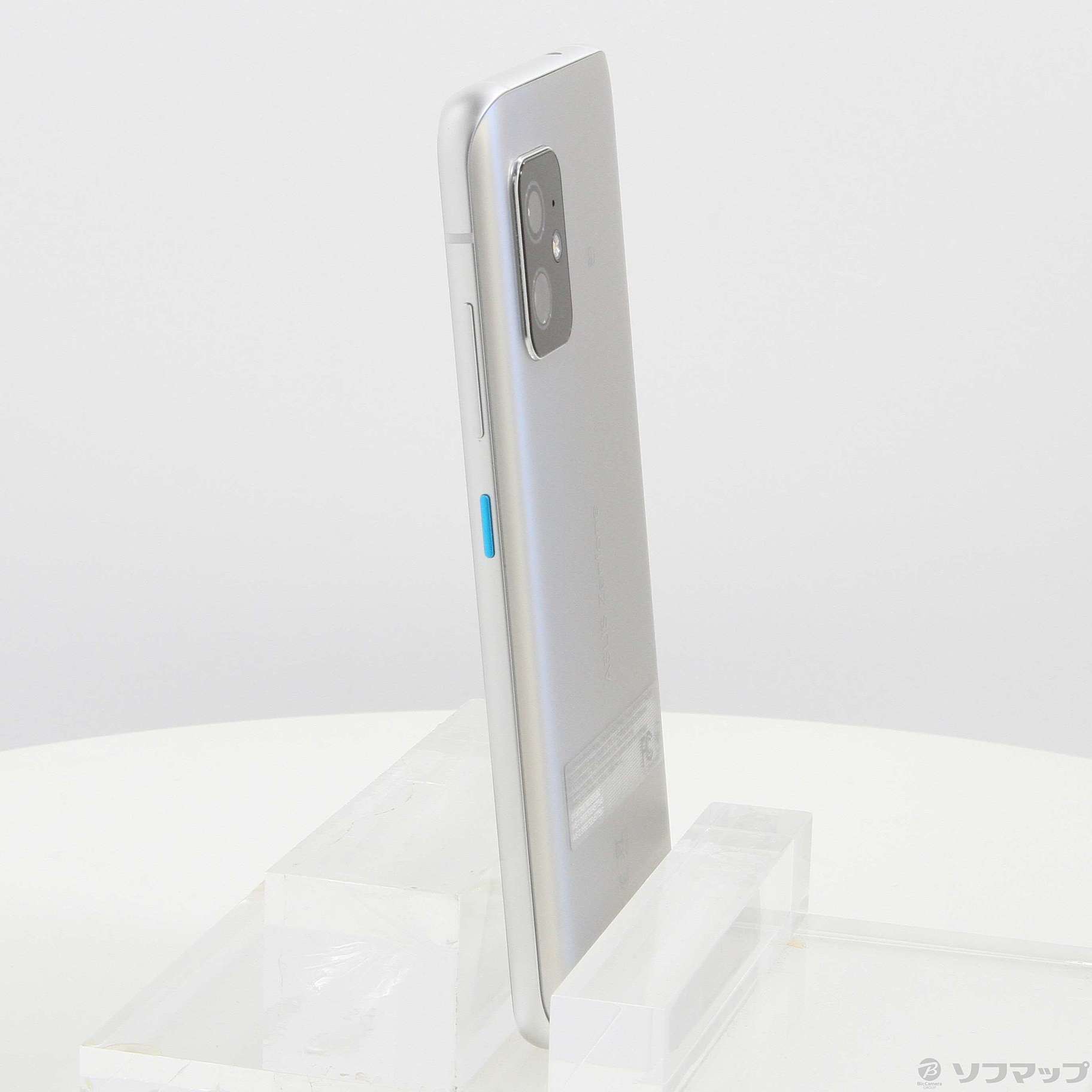 中古】Zenfone 8 128GB ホライゾンシルバー ZS590KS-BK128S8 SIMフリー