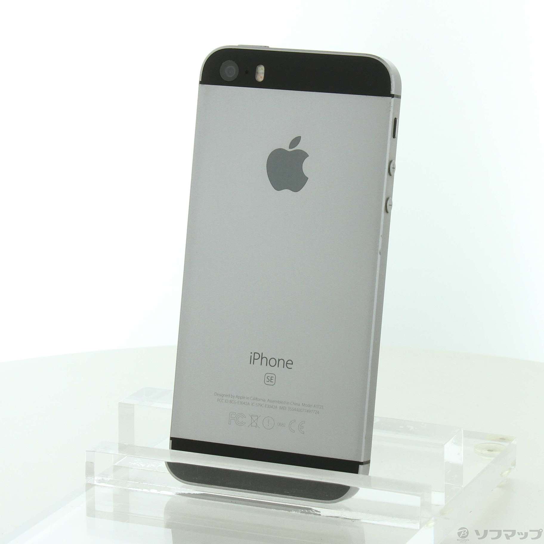 中古】iPhone SE 64GB スペースグレイ MLM62J／A SoftBank