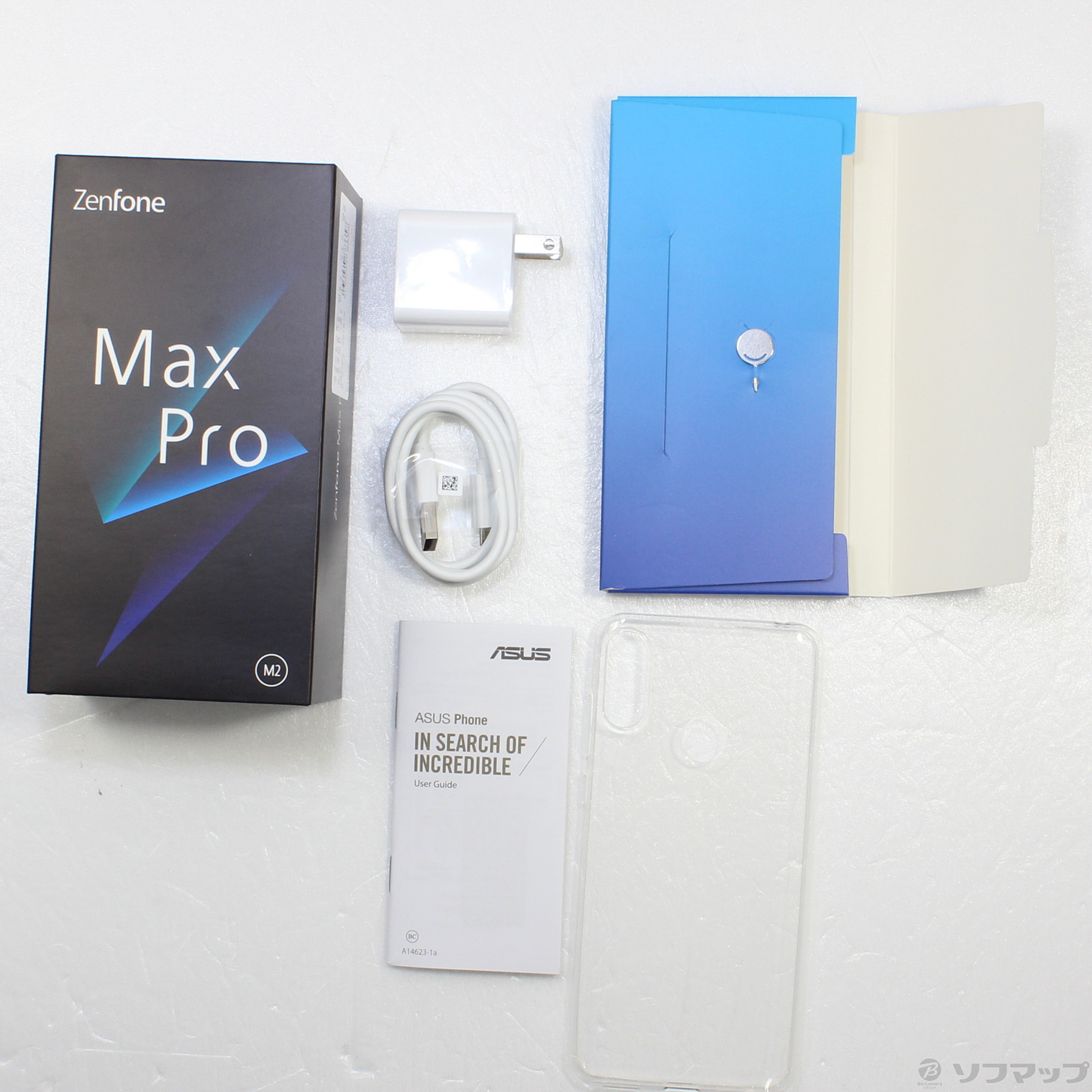 中古】ZenFone Max Pro M2 64GB ミッドナイトブルー ZB631KL-BL64S6 SIMフリー [2133044883358]  - リコレ！|ビックカメラグループ ソフマップの中古通販サイト