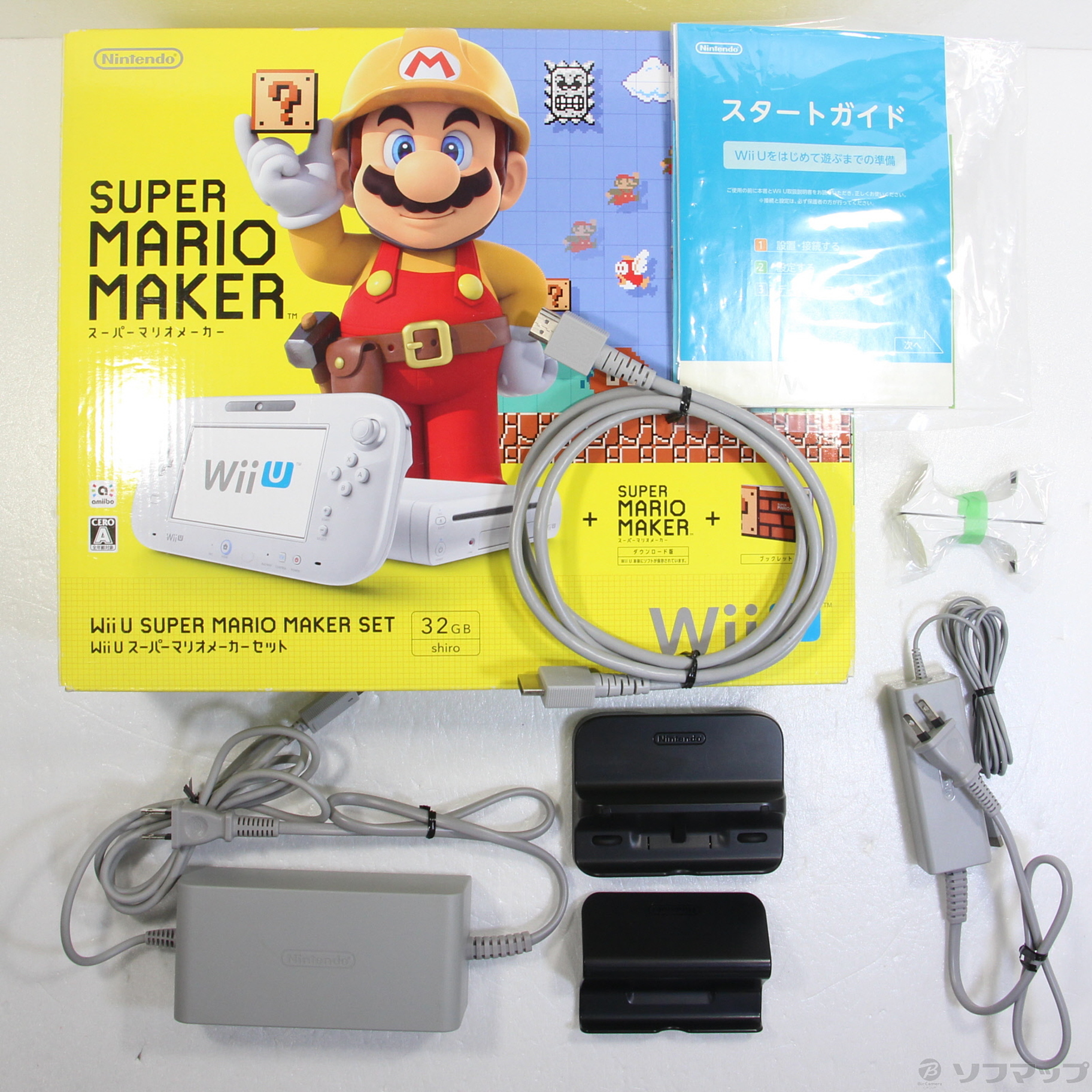 中古】Wii U スーパーマリオメーカーセット WUP-S-WAHA ◇01/17(火 