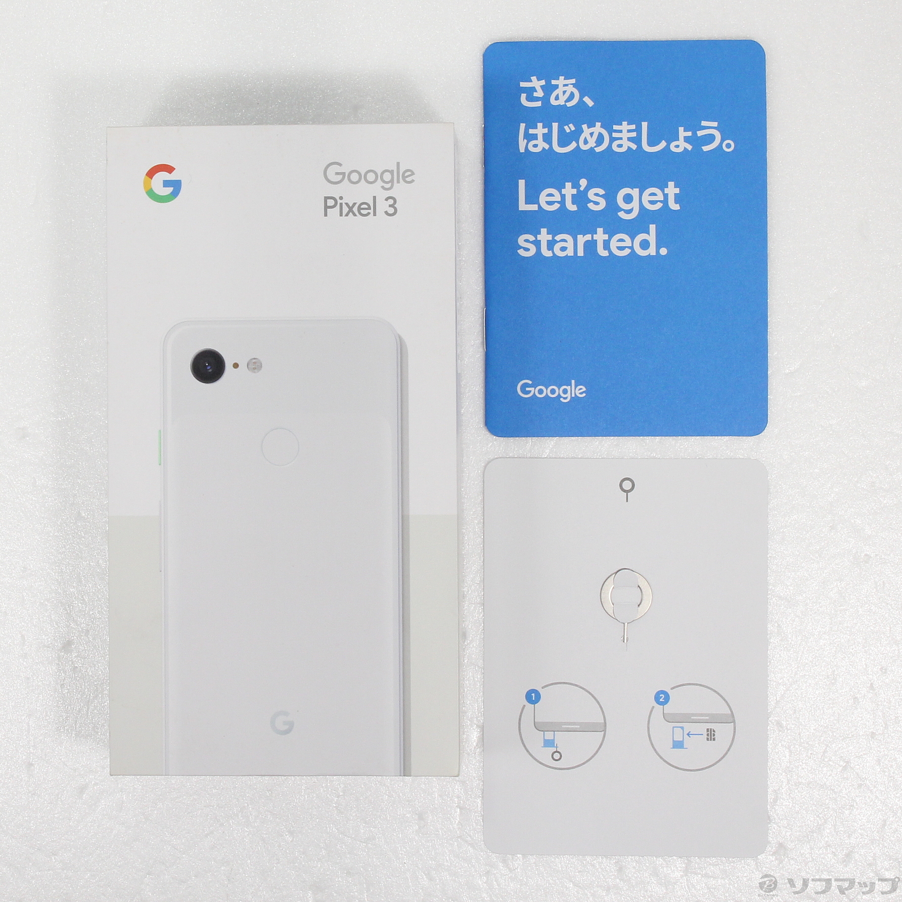 中古】Google Pixel 3 64GB クリアリーホワイト G013B SoftBank