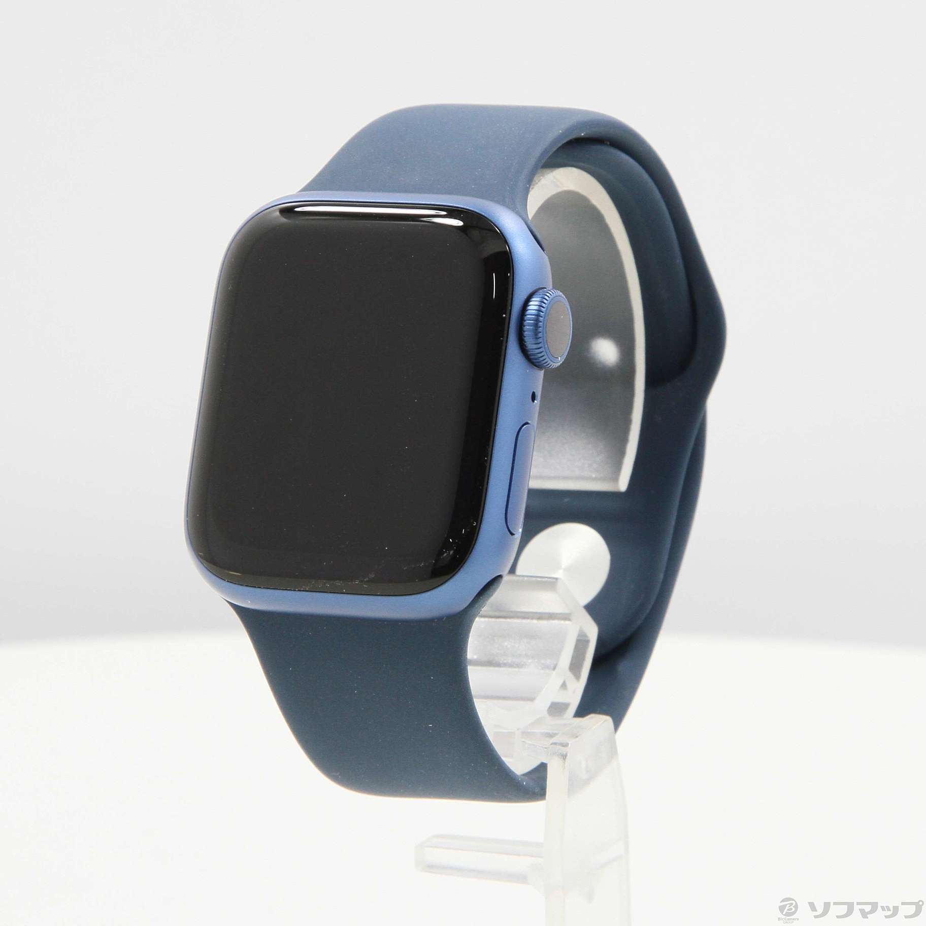 〔展示品〕 Apple Watch Series 7 GPS 41mm ブルーアルミニウムケース アビスブルースポーツバンド