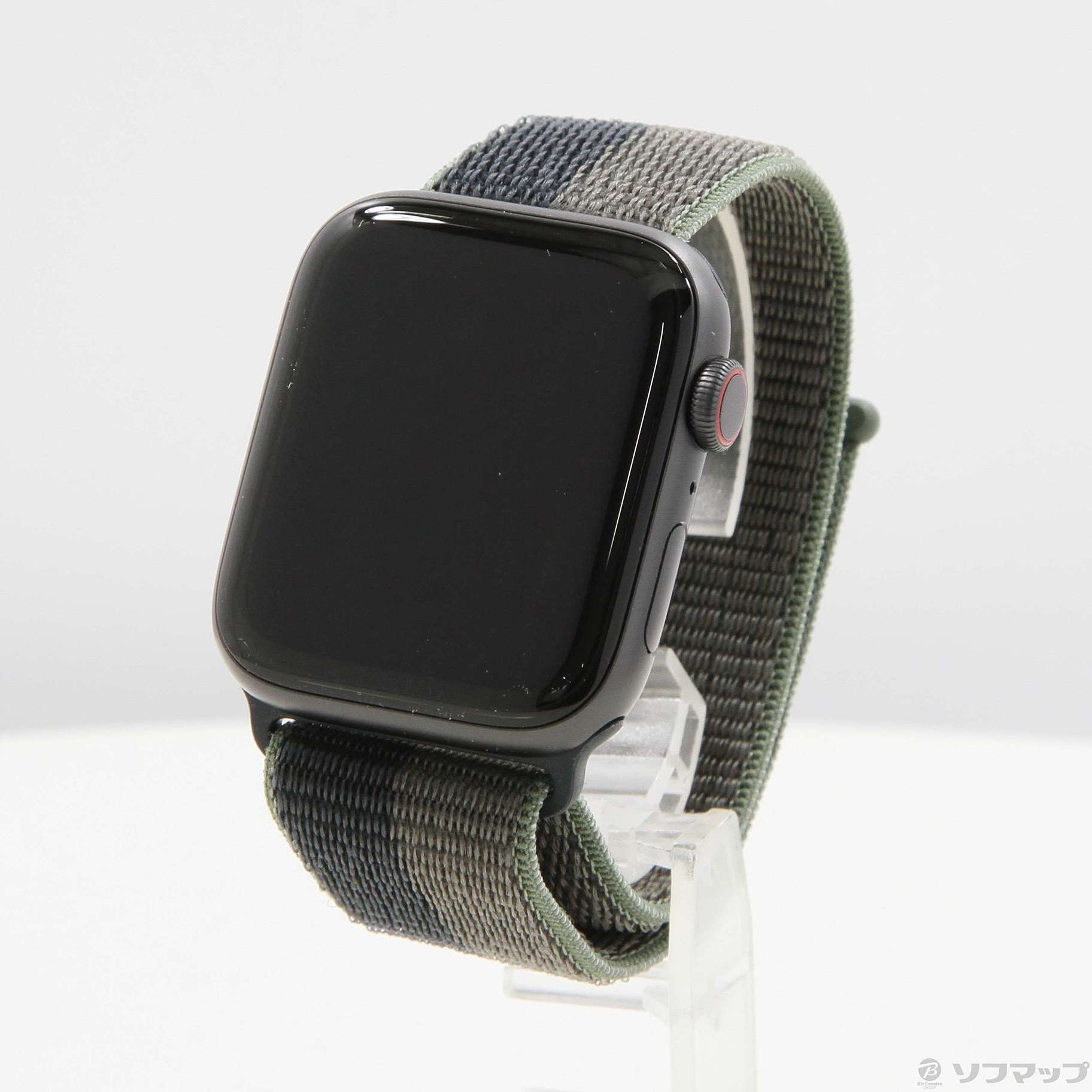 〔展示品〕 Apple Watch SE 第1世代 GPS + Cellular 44mm スペースグレイアルミニウムケース  トルネード／グレイスポーツループ