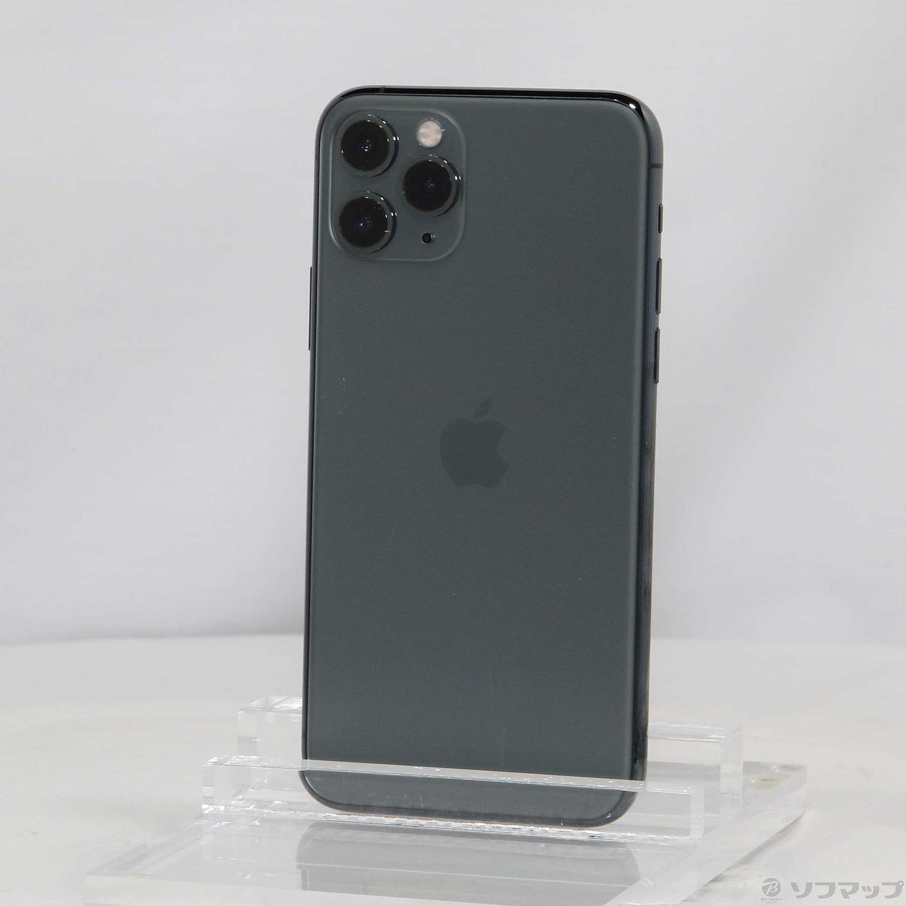 中古】iPhone11 Pro 256GB ミッドナイトグリーン MWCC2J／A SIMフリー