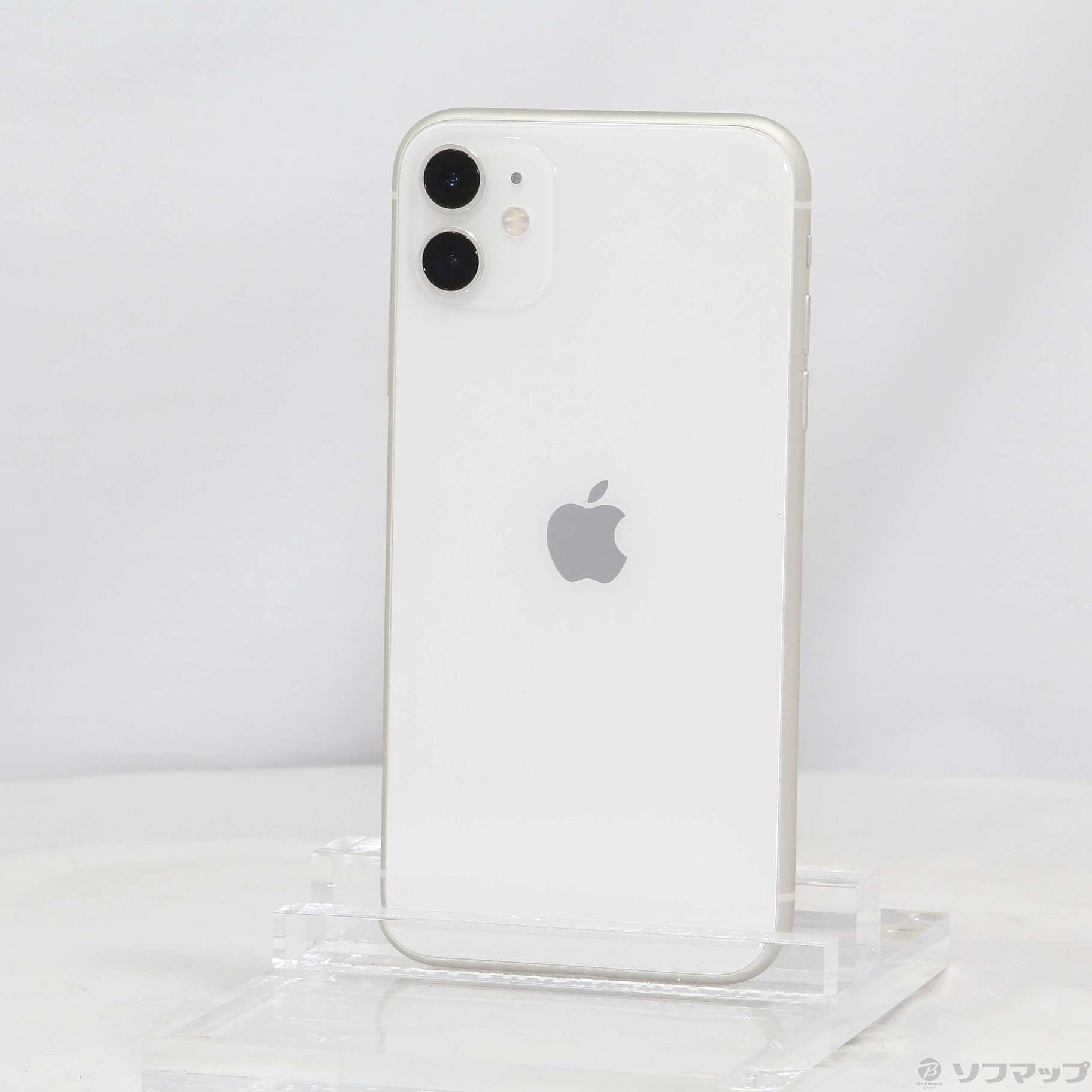 中古】iPhone11 128GB ホワイト MWM22J／A SIMフリー [2133044937976