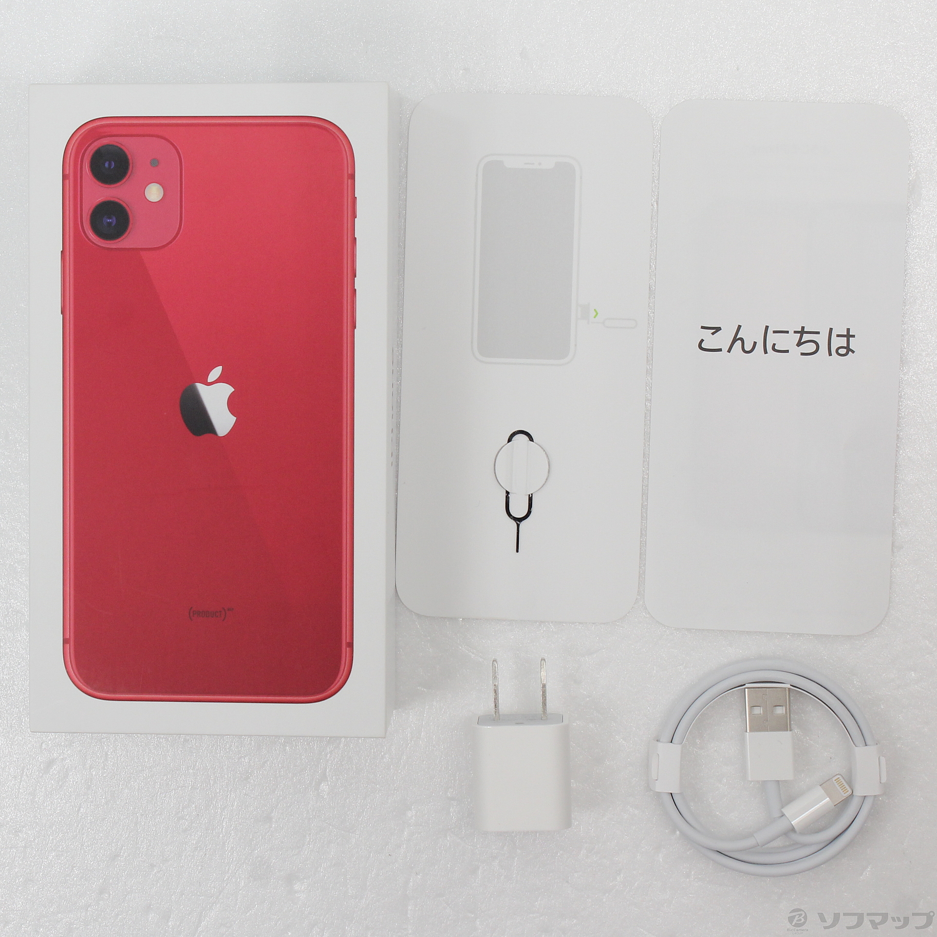 Apple iPhone11 128GB レッド SIMフリー-