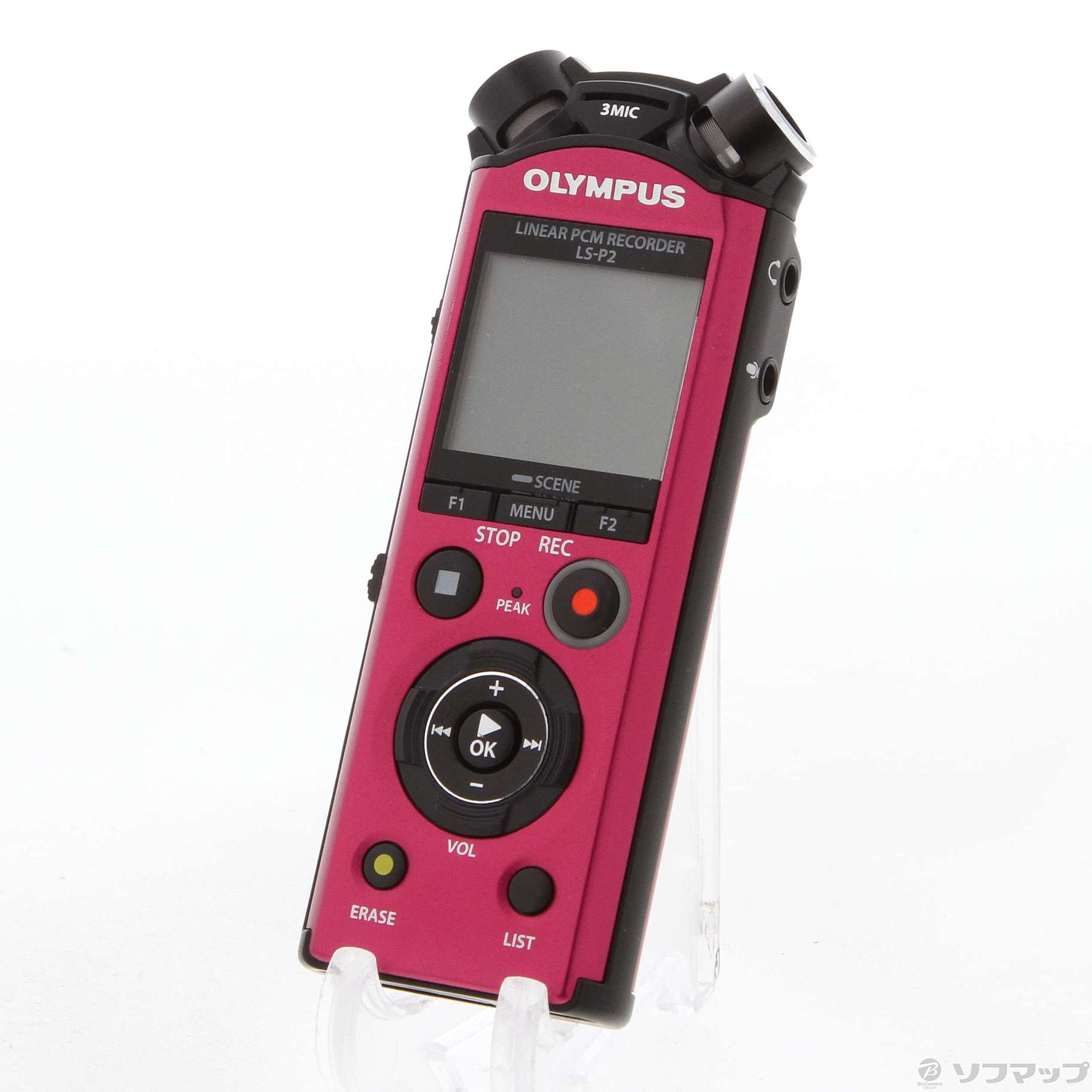 OLYMPUS LS-P2 RED　　ボイス　レコーダー　PCM