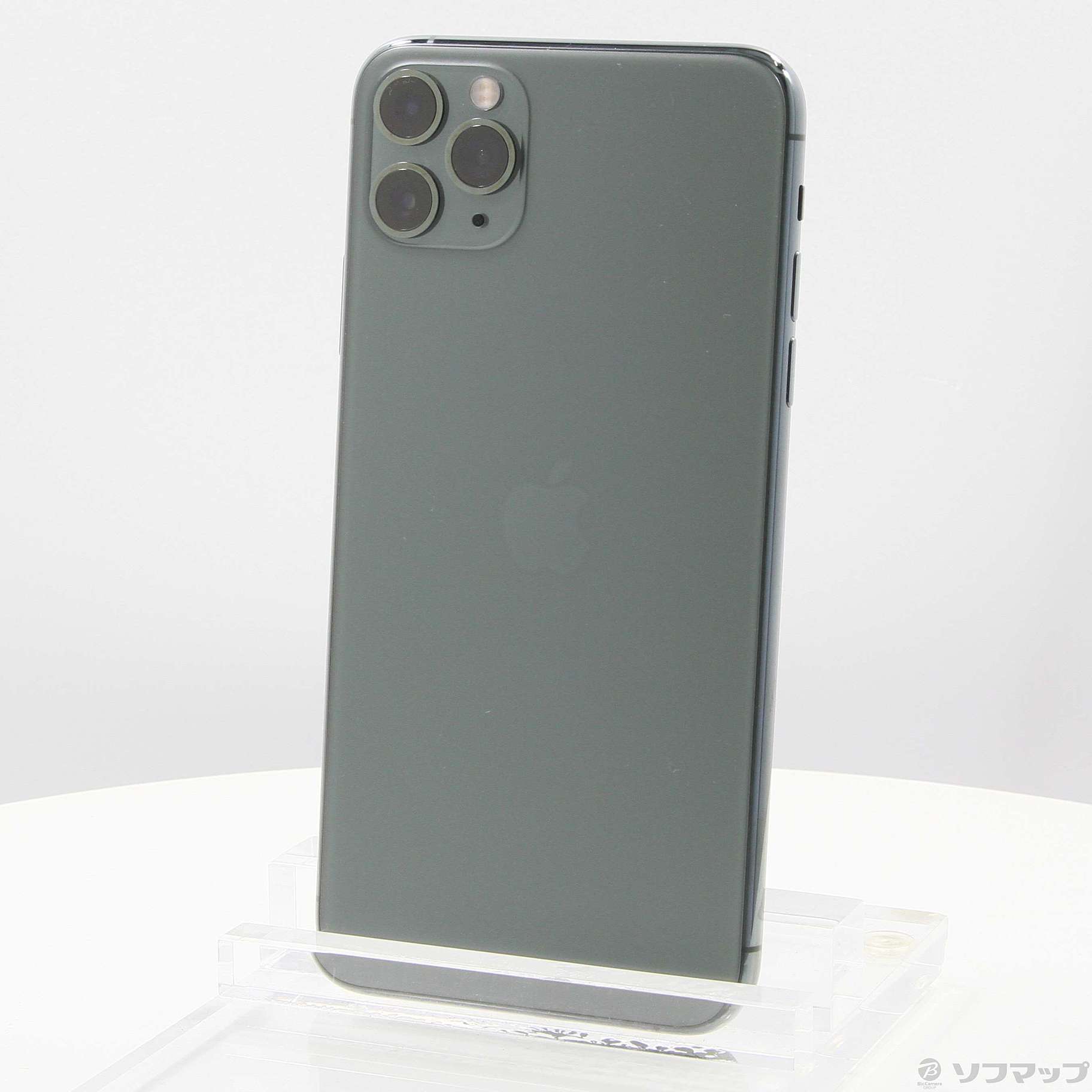 中古】iPhone11 Pro Max 512GB ミッドナイトグリーン NWHR2J／A SIM