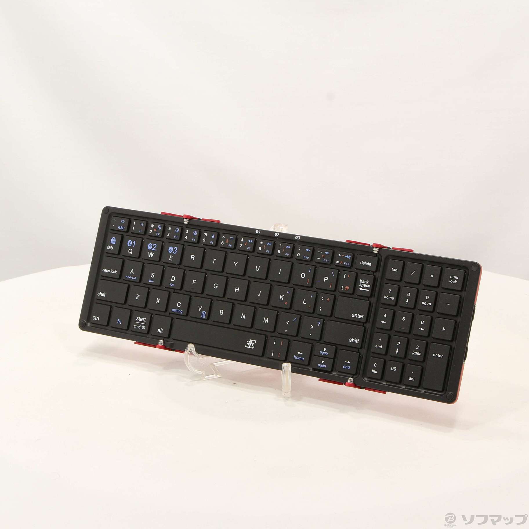 〔展示品〕 TENPLUS 3E-BKY7-BR ブラックxレッド