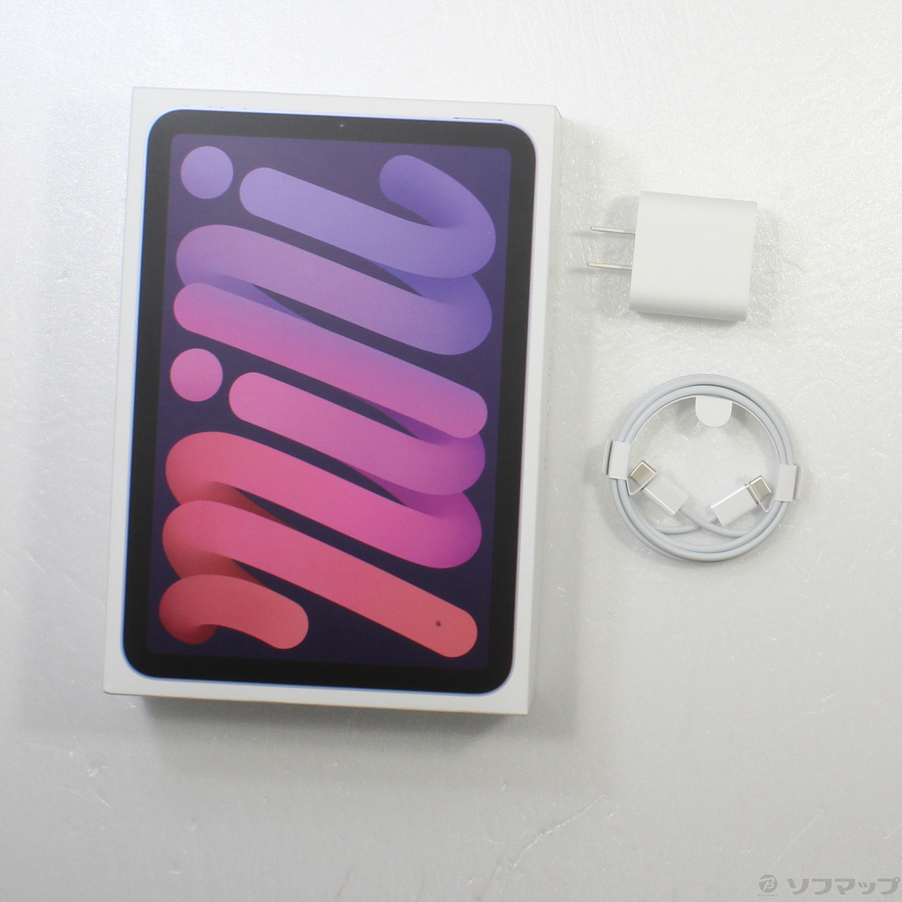 中古】〔展示品〕 iPad mini 第6世代 64GB パープル 3K8E3J／A SIM