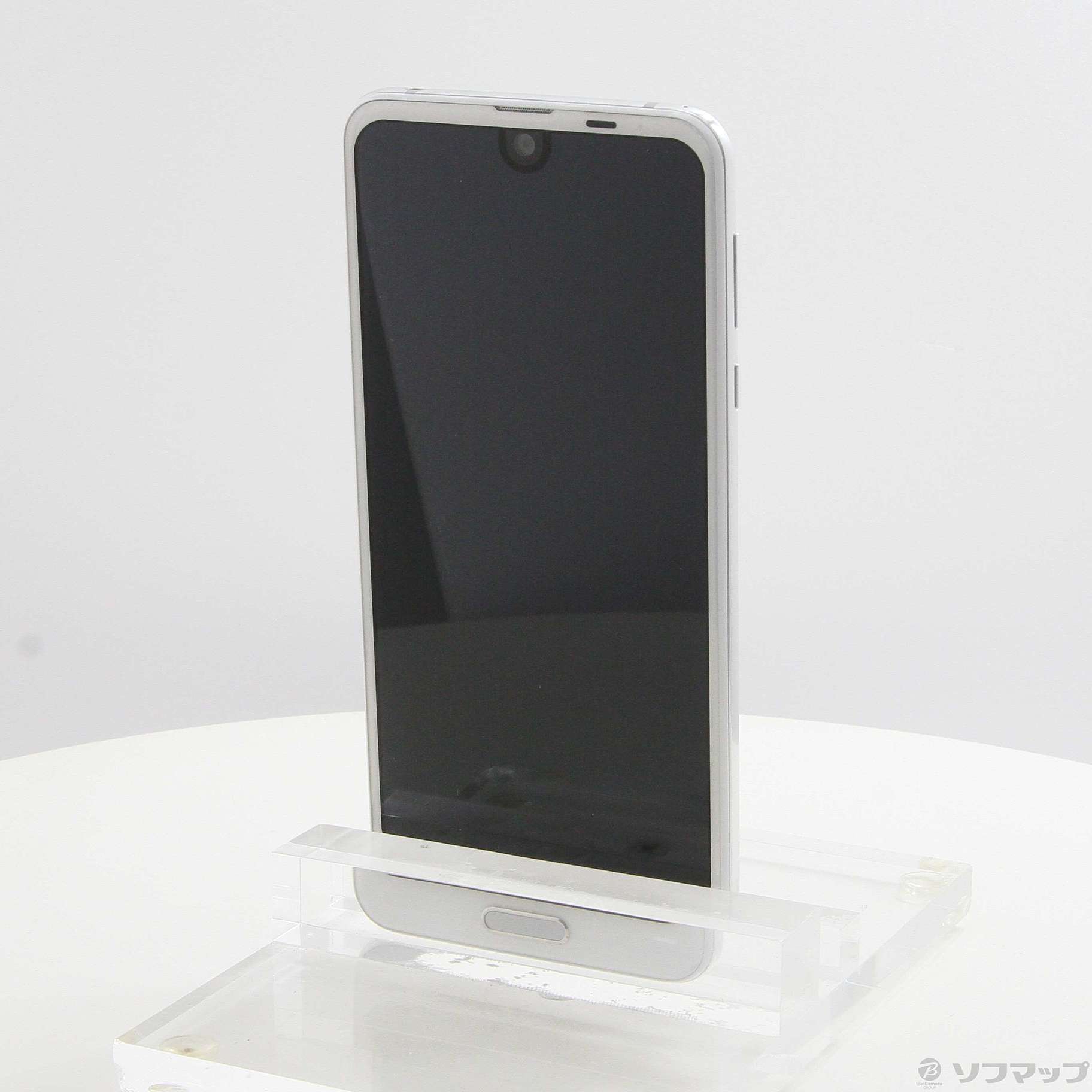 中古】AQUOS R2 64GB プラチナムホワイト SH-03K docomoロック解除SIM