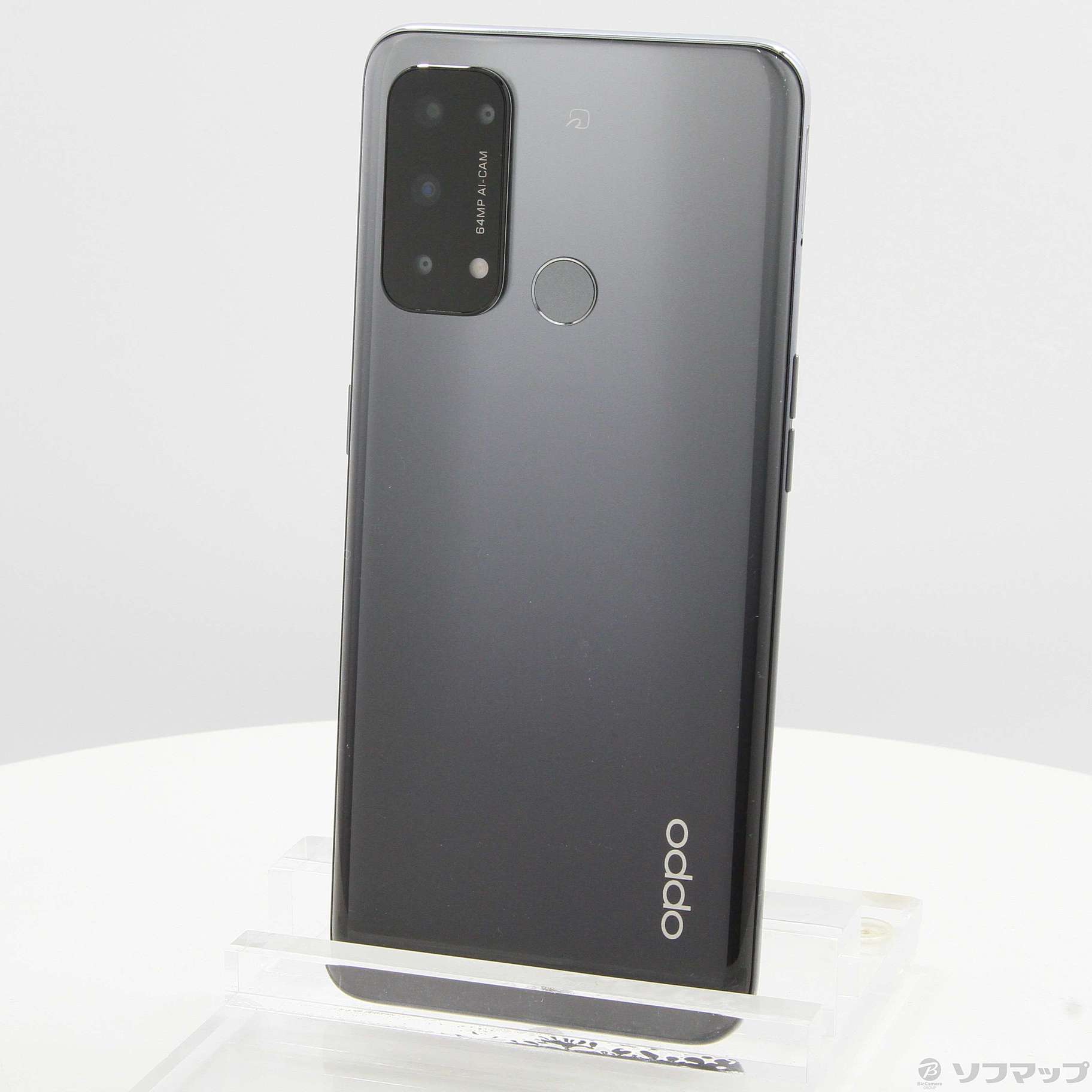 中古】OPPO Reno5 A 128GB シルバーブラック A103OP Y!mobile