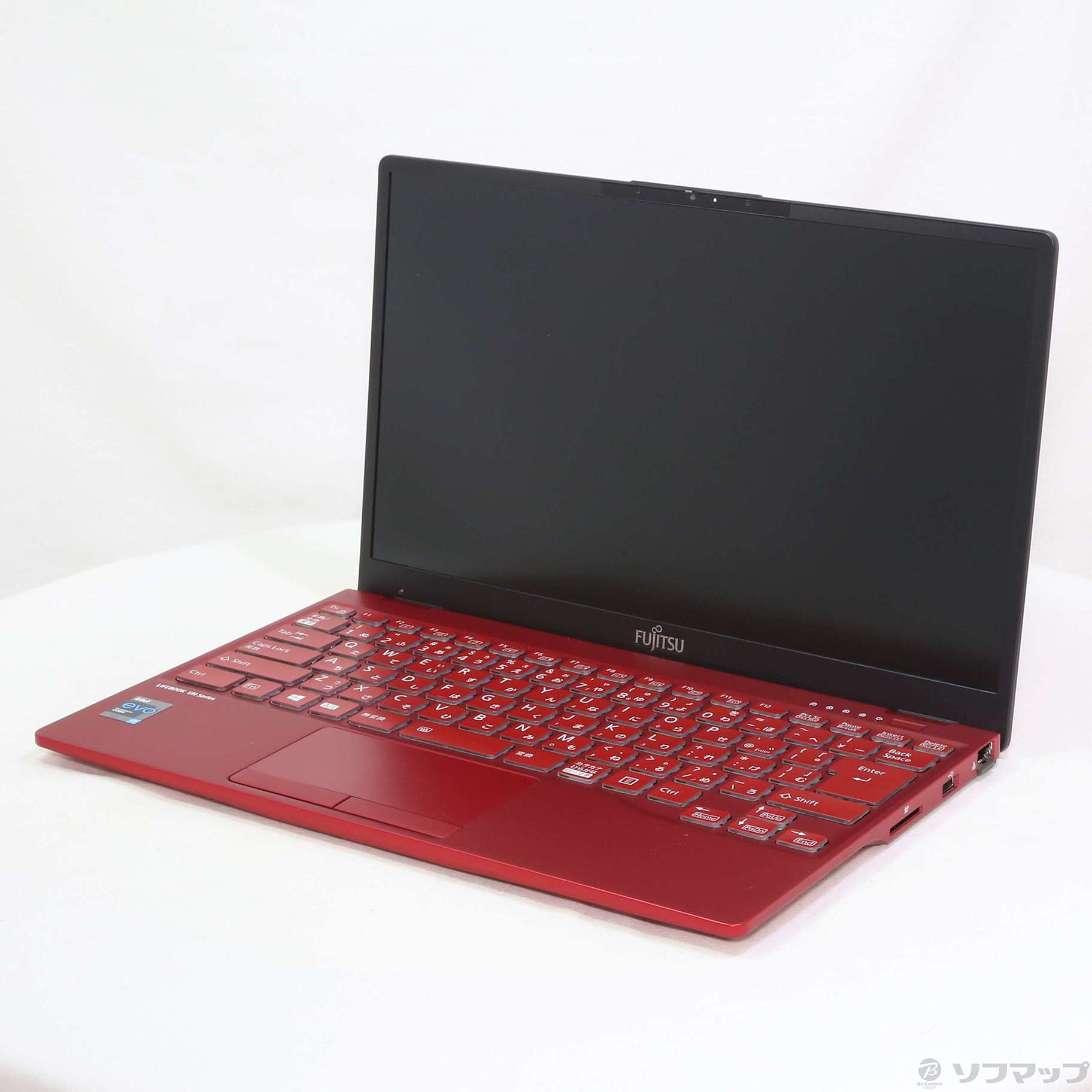 中古】〔展示品〕 LIFEBOOK UH90／F3 FMVU90F3R ガーネットレッド ◇01