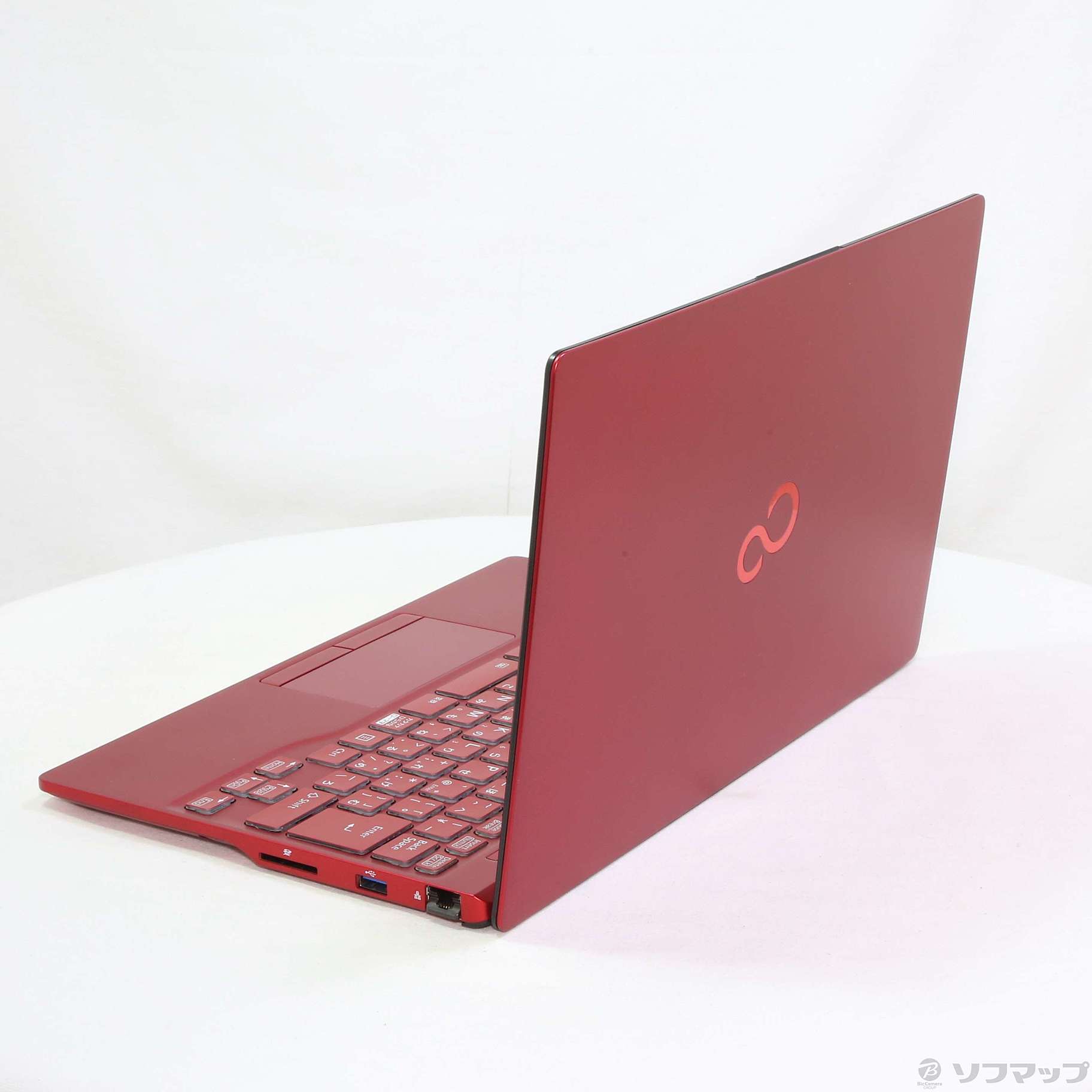 中古】〔展示品〕 LIFEBOOK UH90／F3 FMVU90F3R ガーネットレッド ◇01