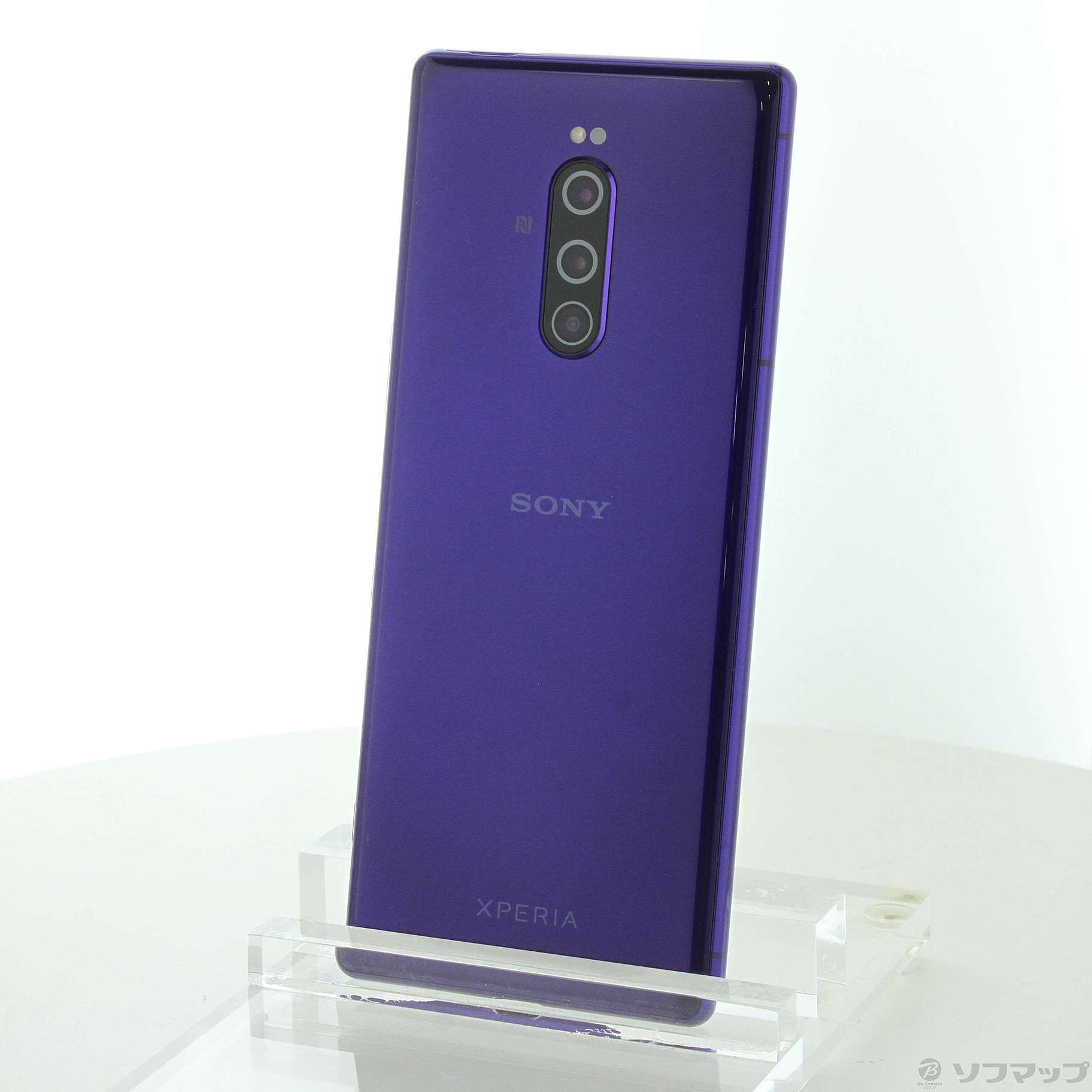 無料プランの-SONY(•ソニー) Xperia 1 128GB パープル J9110 SIMフリー