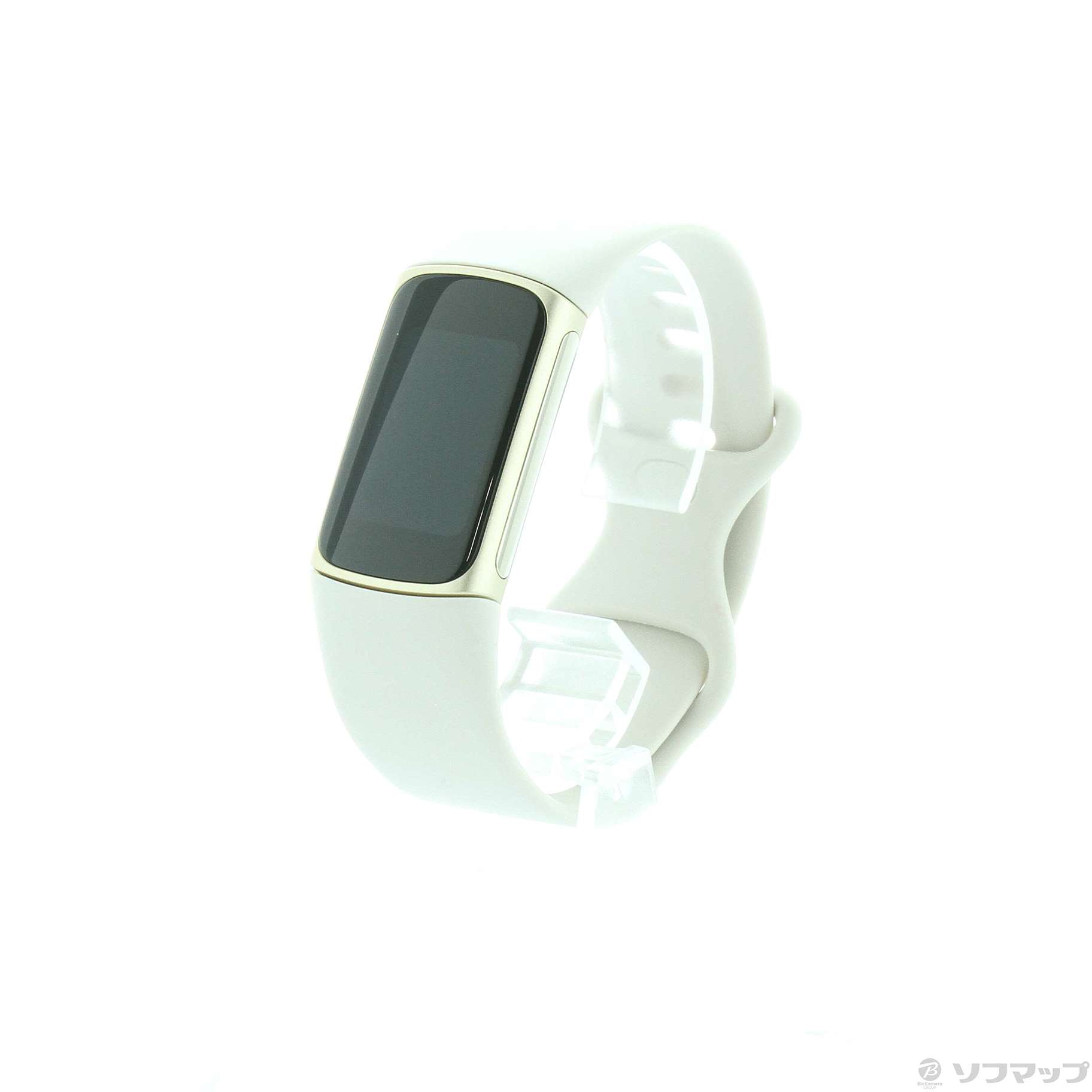 【中古】Fitbit Charge5 FB421GLWT-FRCJK ルナホワイト／ソフトゴールド [2133045027546] - リコレ