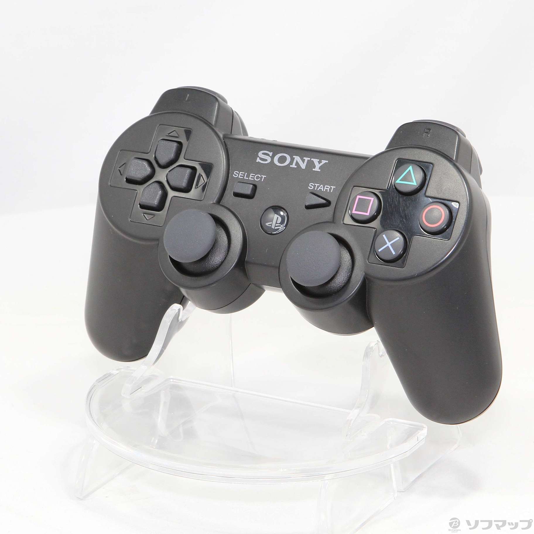 ワイヤレスコントローラー DUALSHOCK3 クリアブラック 【PS3】