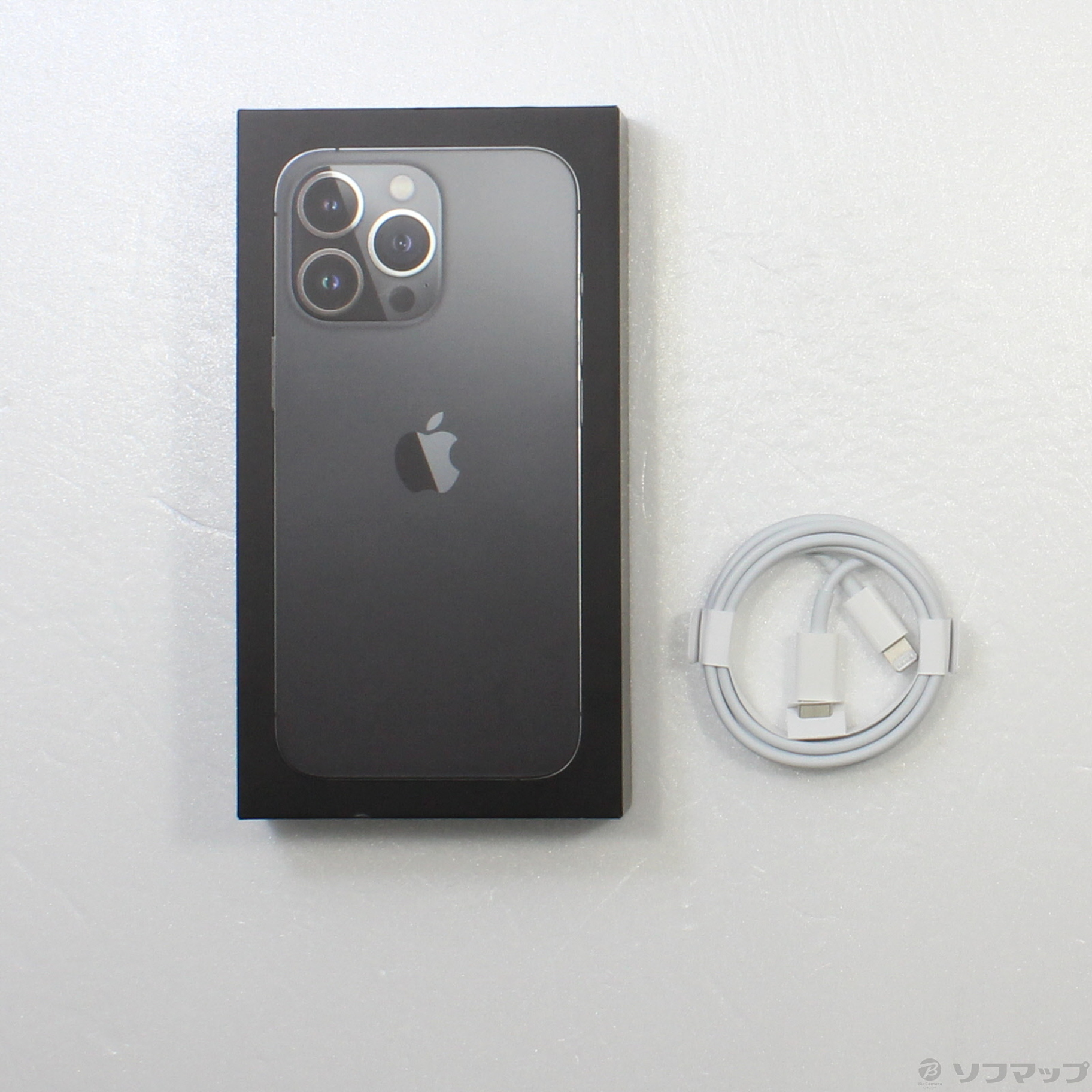 中古】iPhone13 Pro 256GB グラファイト MLUN3J／A SIMフリー 