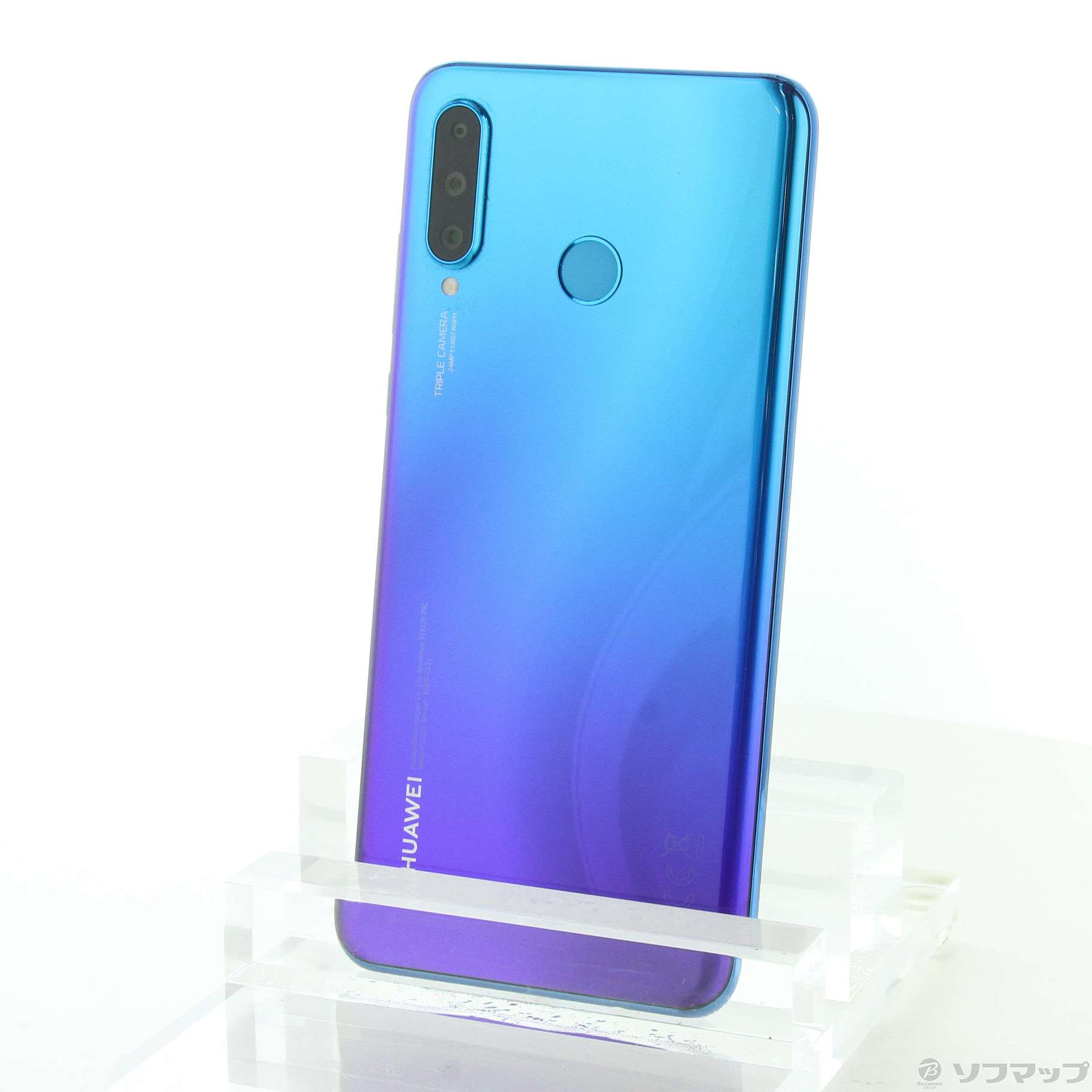 中古Huawei P30 lite ブルーデュアルSIM
