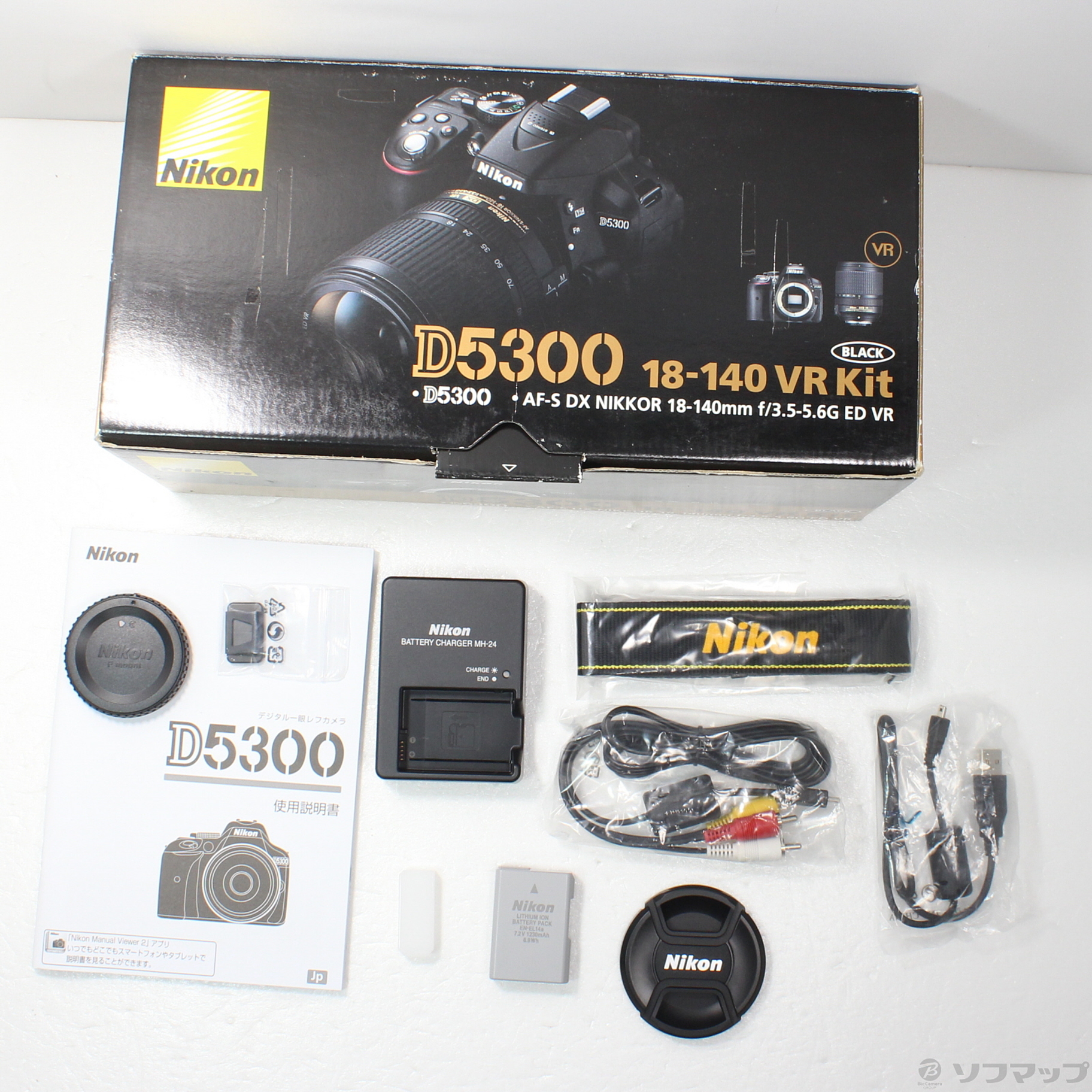 スマホ/家電/カメラNikon D5300 18-140 VR レンズキット GRAY 