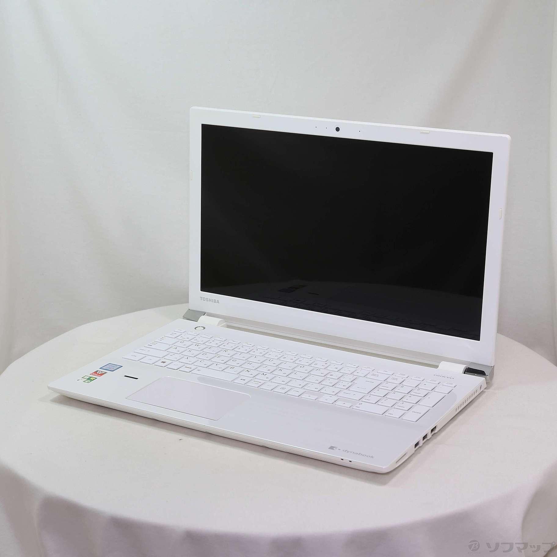 中古】格安安心パソコン dynabook T55／DW PT55DWP-BJA2 リュクス