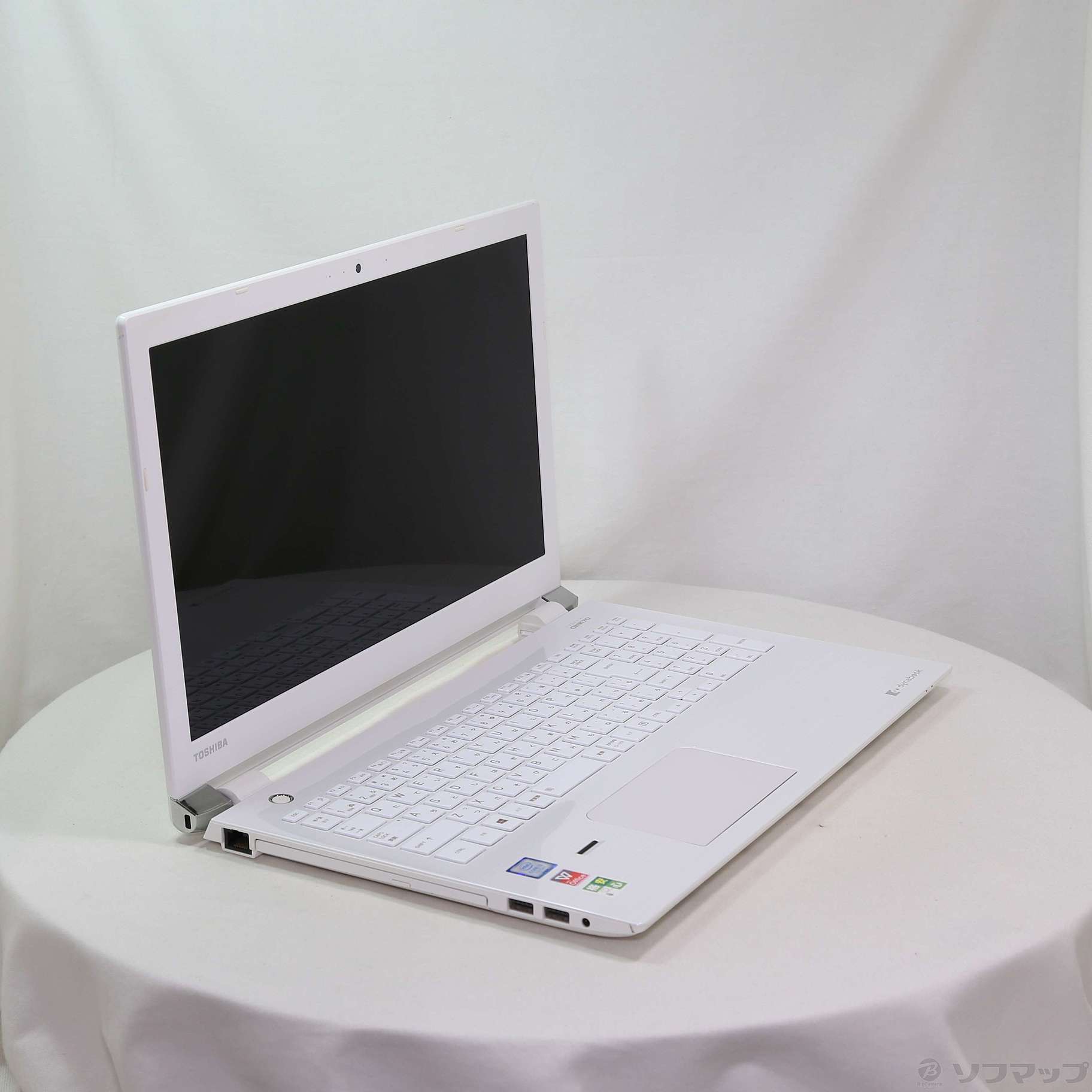 中古】格安安心パソコン dynabook T55／DW PT55DWP-BJA2 リュクス