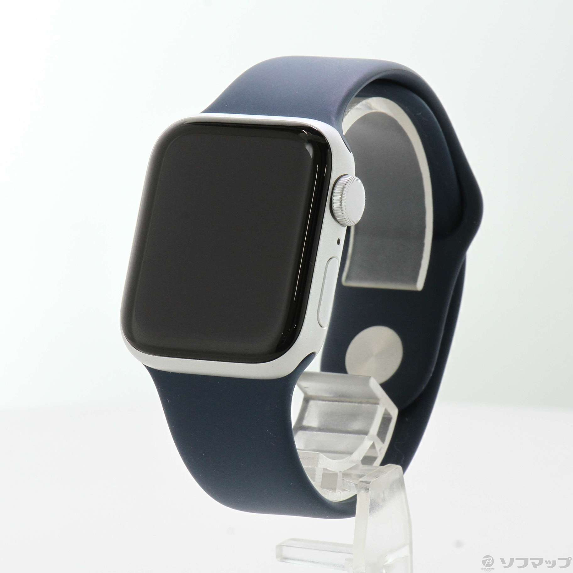 Apple Watch SE 第1世代 GPS 40mm シルバーアルミニウムケース アビスブルースポーツバンド