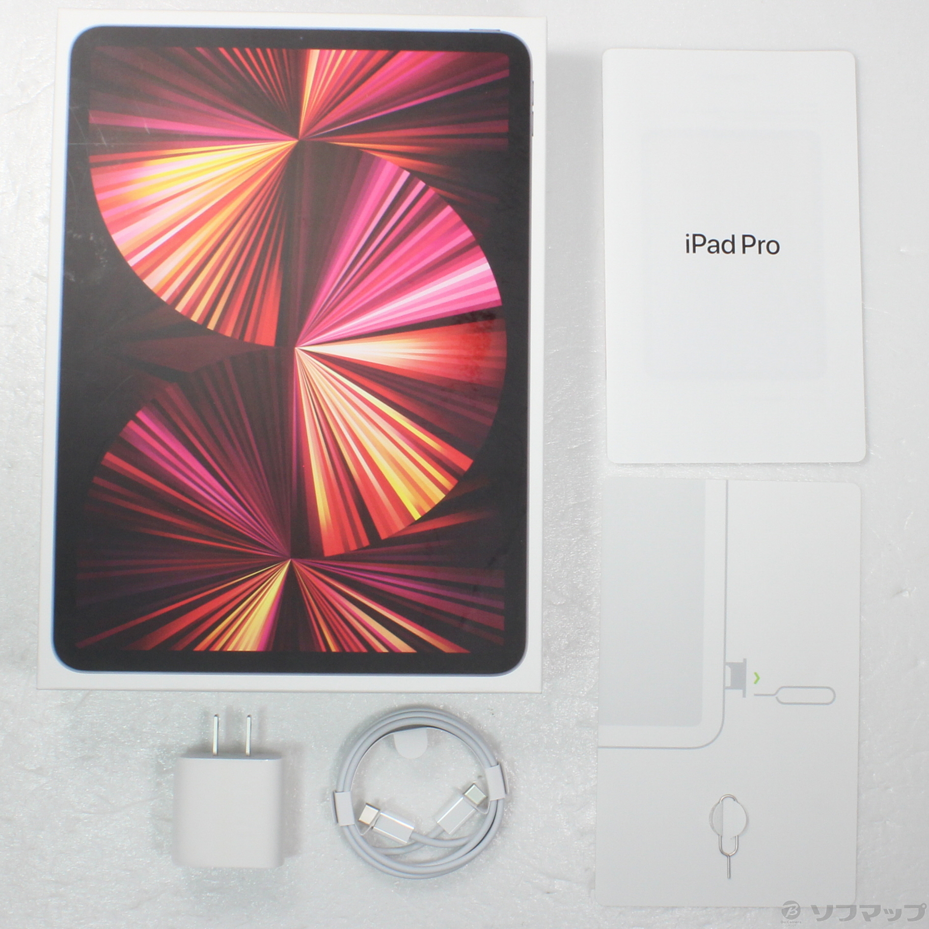 中古】iPad Pro 11インチ 第3世代 128GB スペースグレイ MHW53J／A SIM