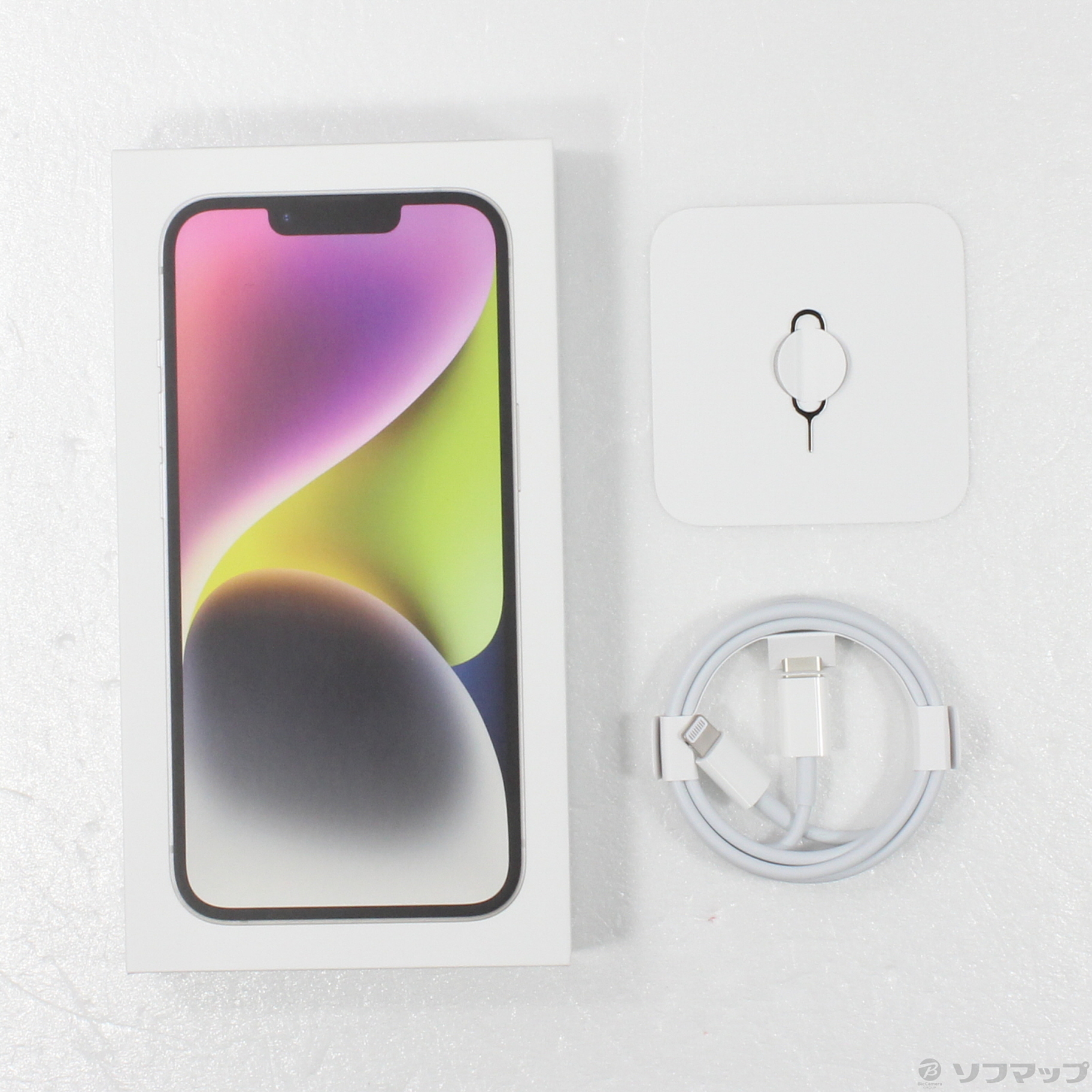中古】iPhone14 128GB スターライト MPUQ3J／A SIMフリー